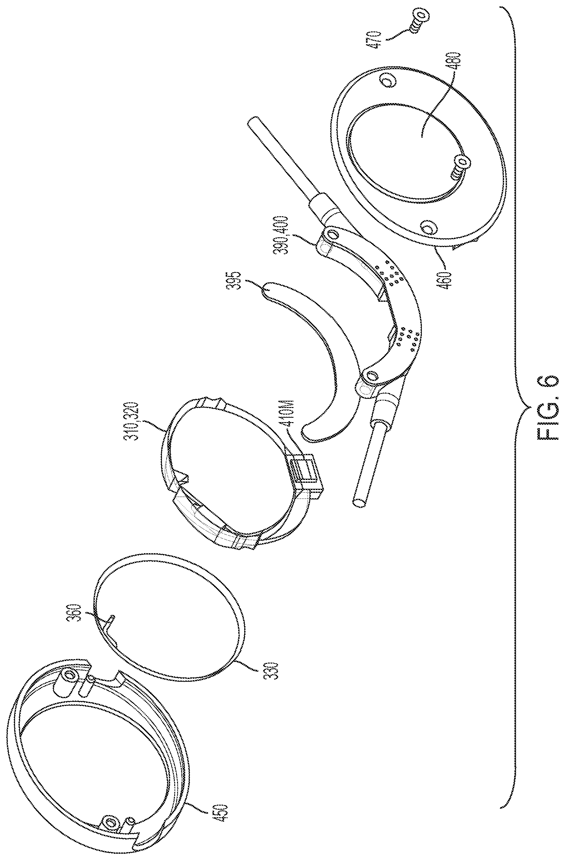 Patent US12303704 Figure 7 – Water-resistant electrocardiogram sensor assembly for a wearable medical device
