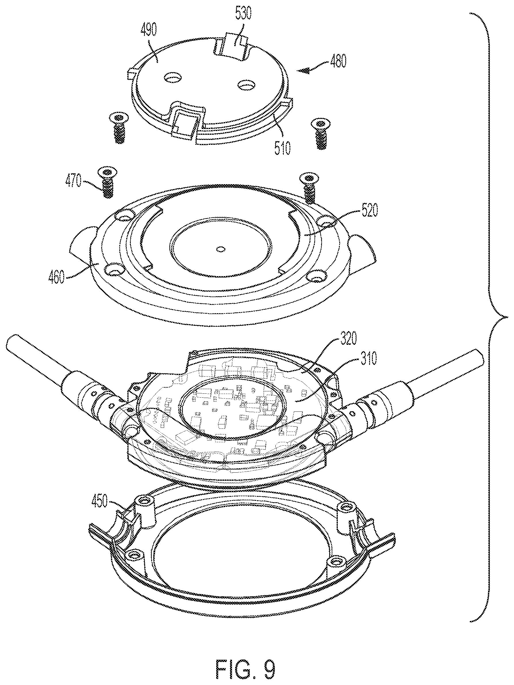 Patent US12303704 Figure 10 – Water-resistant electrocardiogram sensor assembly for a wearable medical device