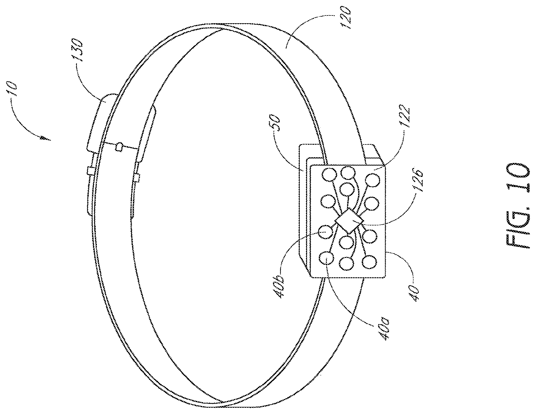 Patent US12303709 Figure 12 – Light-emitting device and method for providing phototherapy to the brain