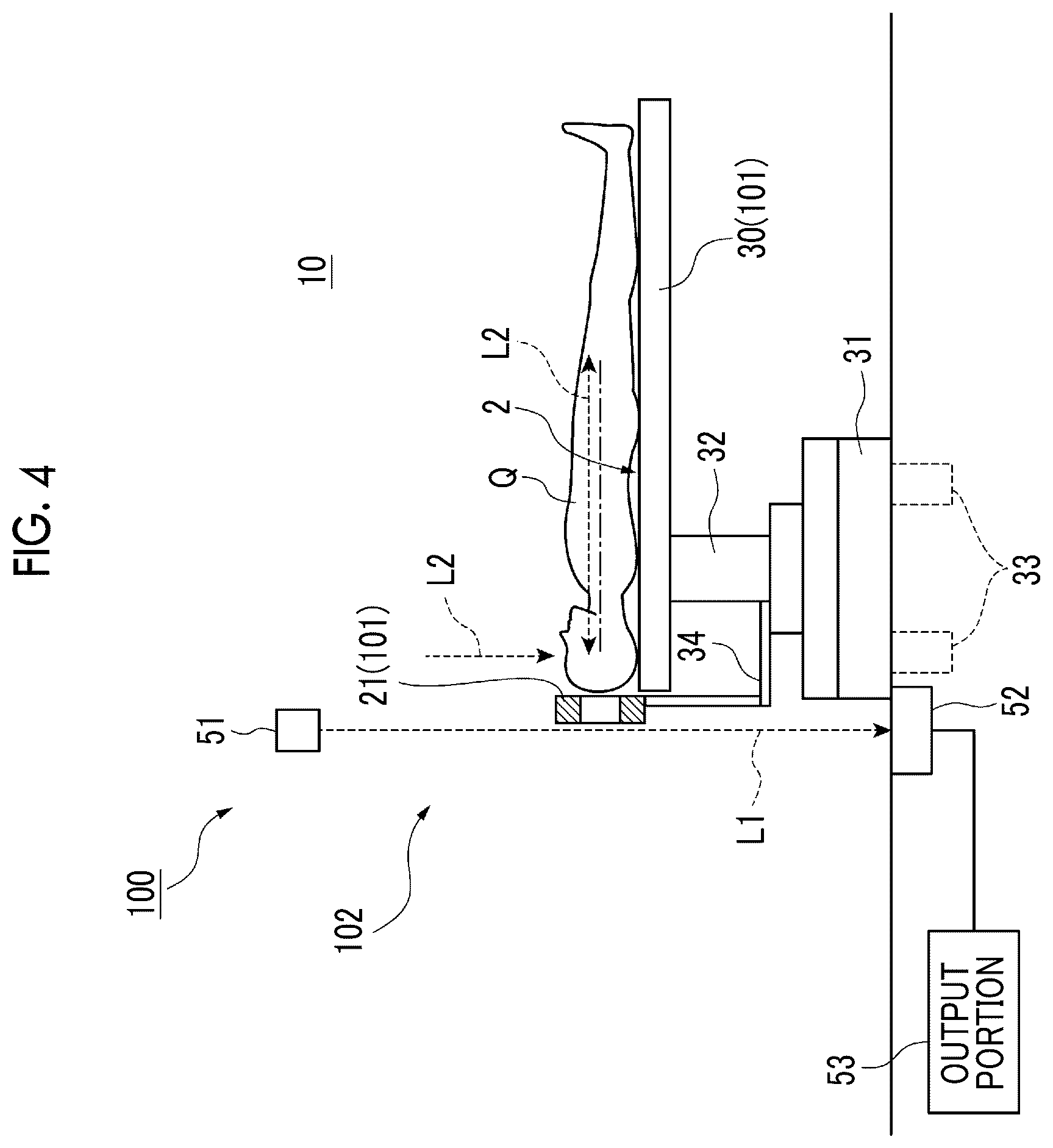 Patent US12303713 Figure 4 – Treatment preparation apparatus comprising a peripheral simulator and treatment equipment for a boron neutron capture therapy (BNCT)
