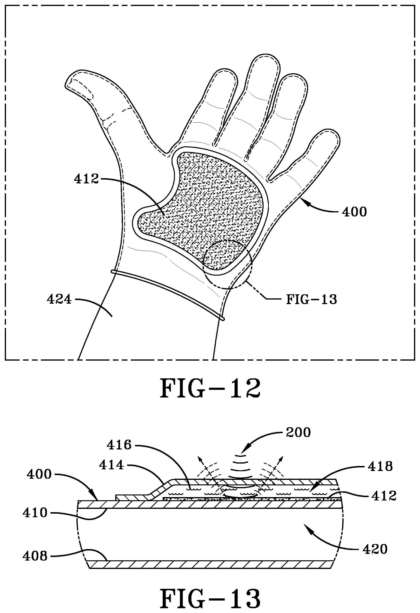 Patent US12303721 Figure 8 – Acoustic shock wave treatment and devices for appendages