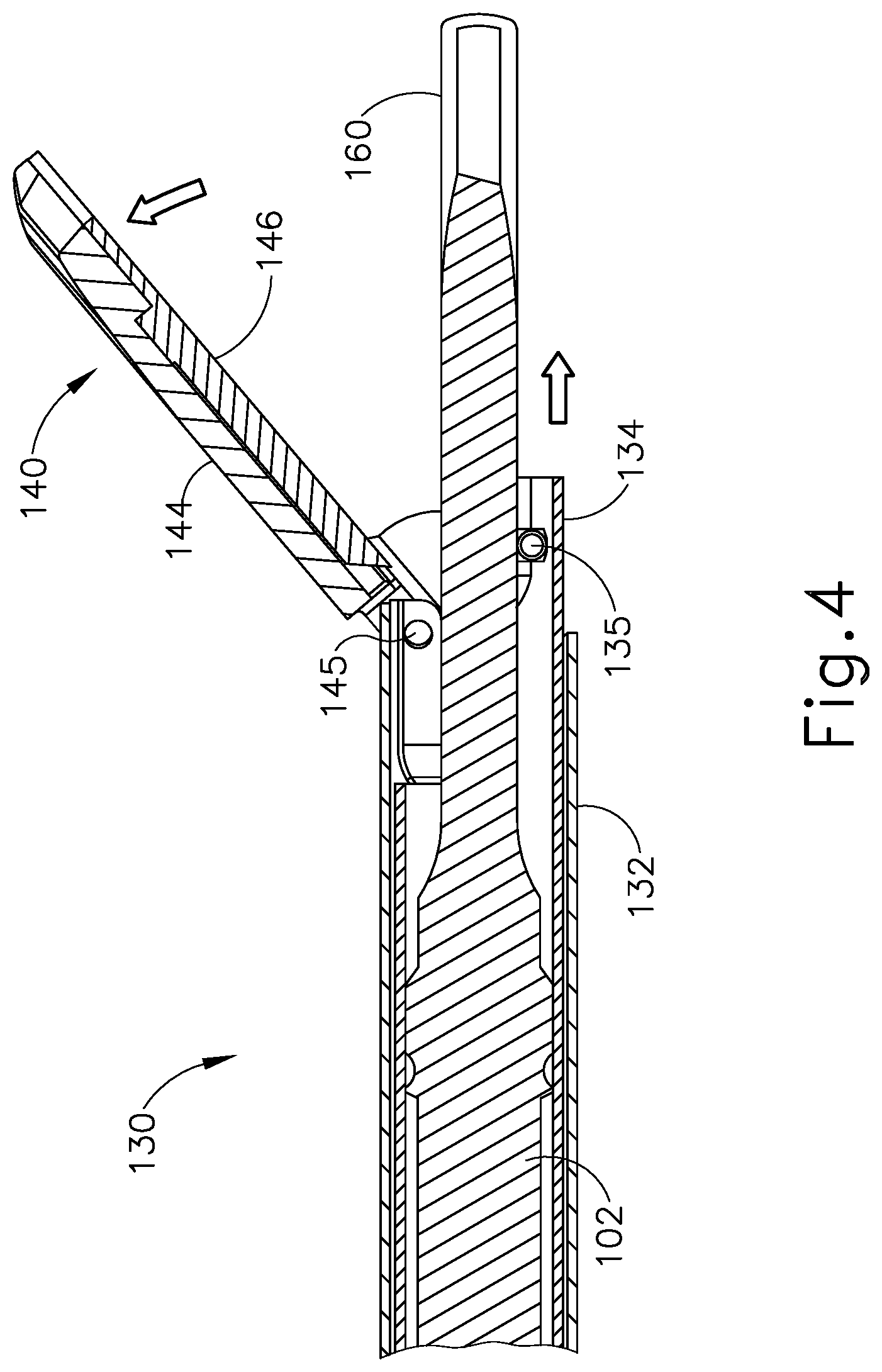 Patent US12303723 Figure 4 – Surgical instrument with multi-functioning trigger