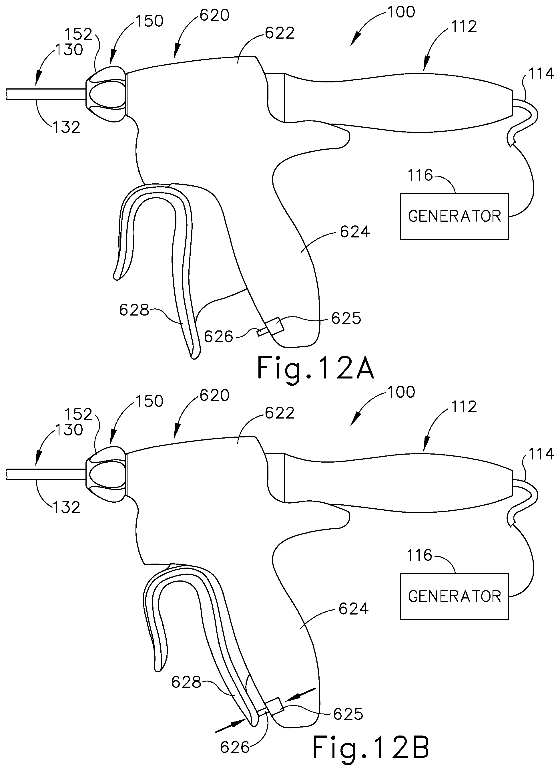Patent US12303723 Figure 13 – Surgical instrument with multi-functioning trigger