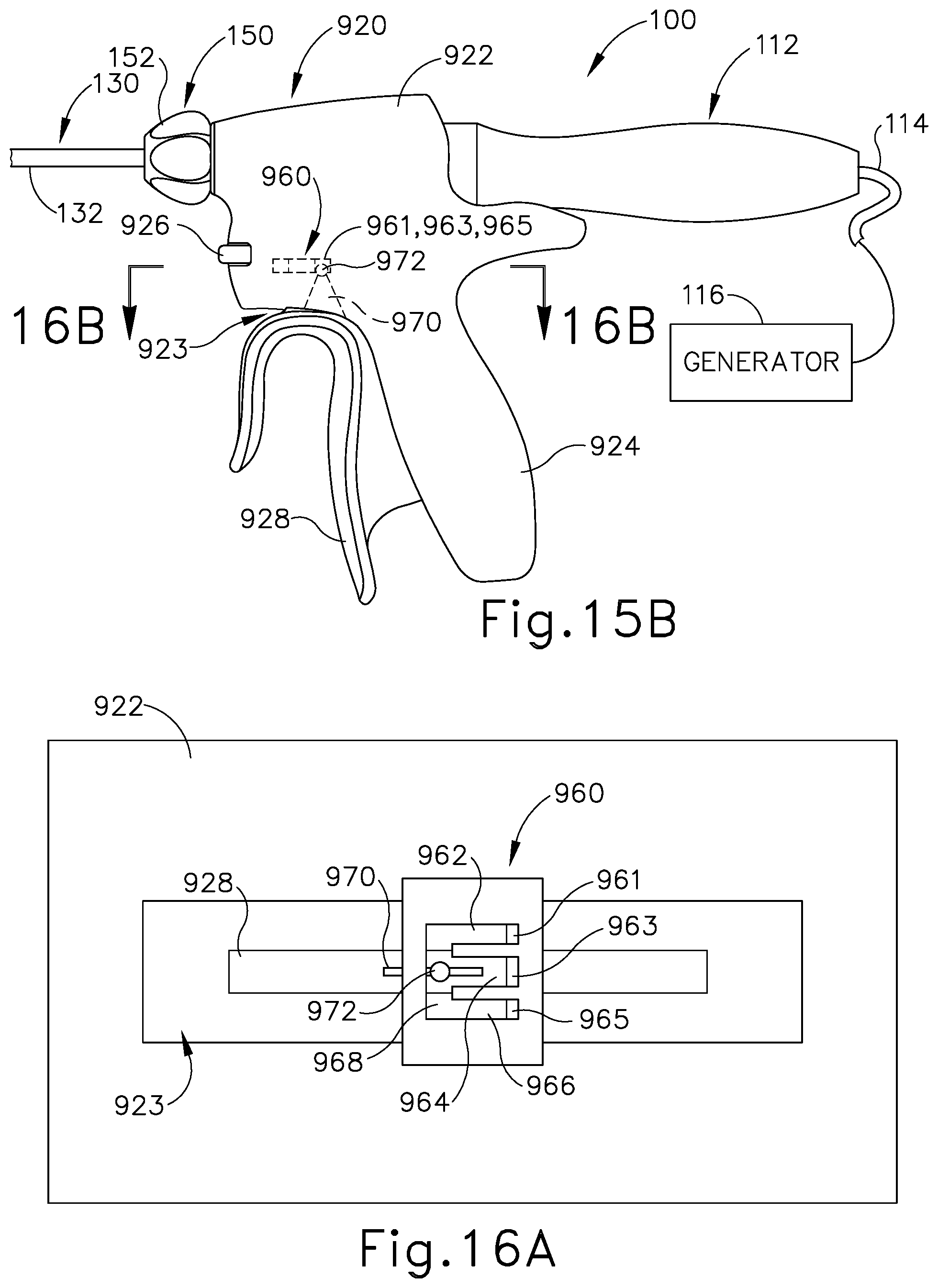 Patent US12303723 Figure 18 – Surgical instrument with multi-functioning trigger
