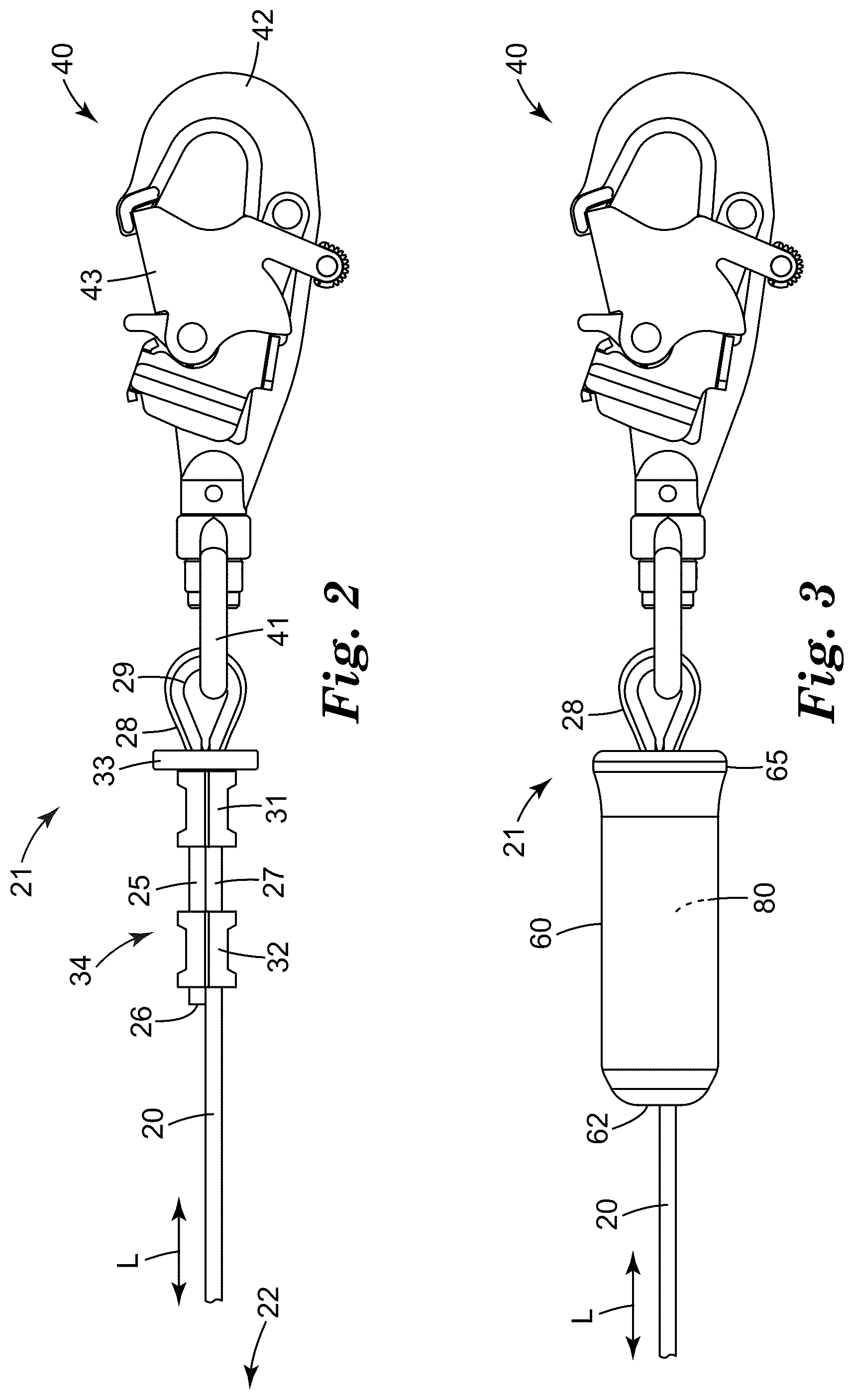Patent US12303726 Figure 2 – Fall-protection apparatus with protective shroud and with sleeve assembly