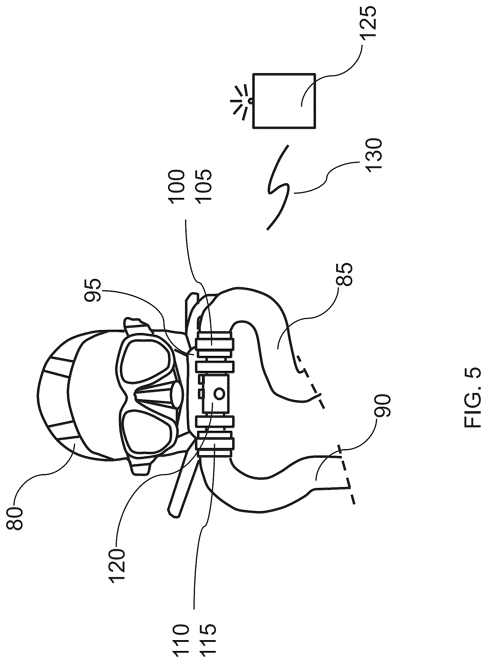 Patent US12303727 Figure 5 – Biometric and environmental monitoring and control system