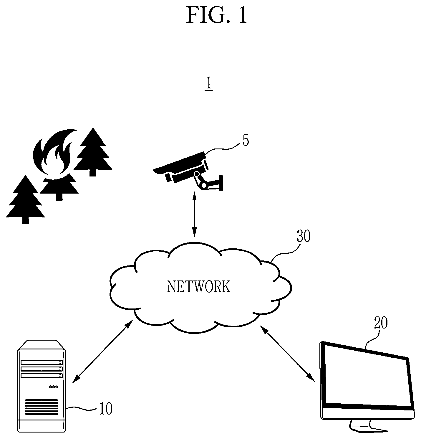 Patent US12303729 — Fire detection system — Figure 1