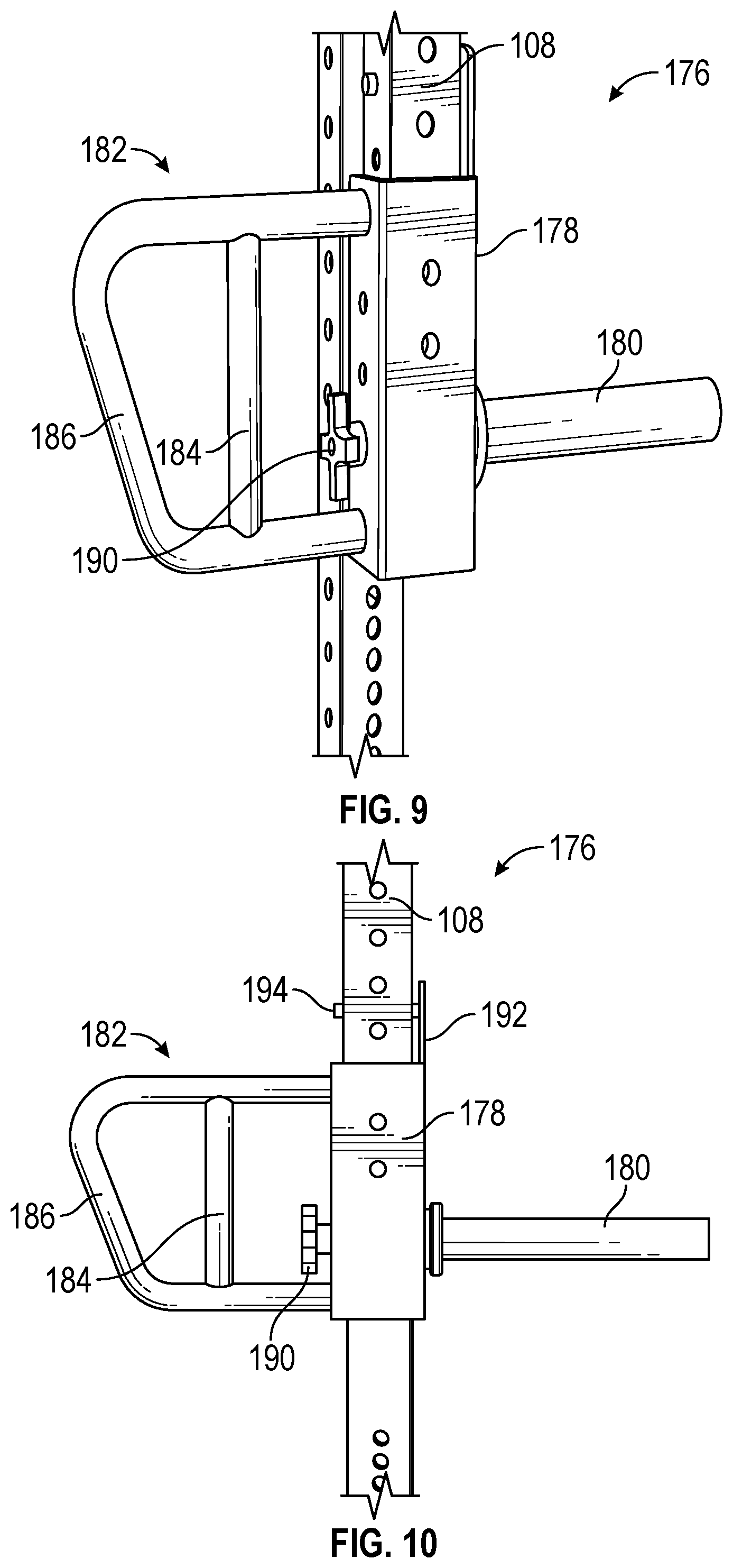 Patent US12303730 Figure 8 – Lever arm system