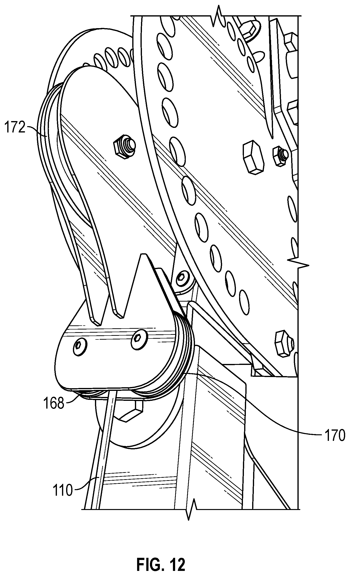 Patent US12303730 Figure 10 – Lever arm system