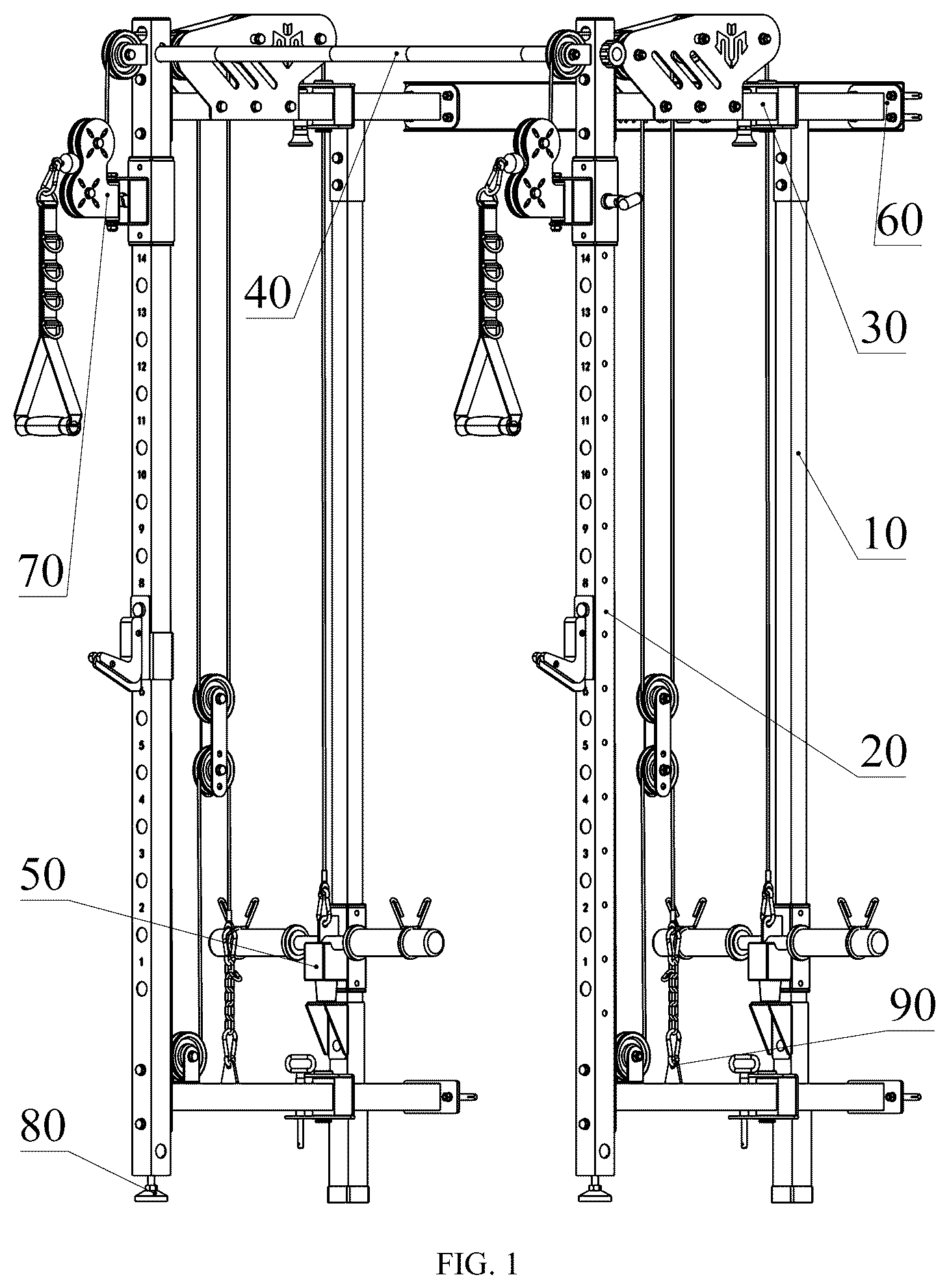 Patent US12303731 Figure 1 – Wall-mounted fly wall rack