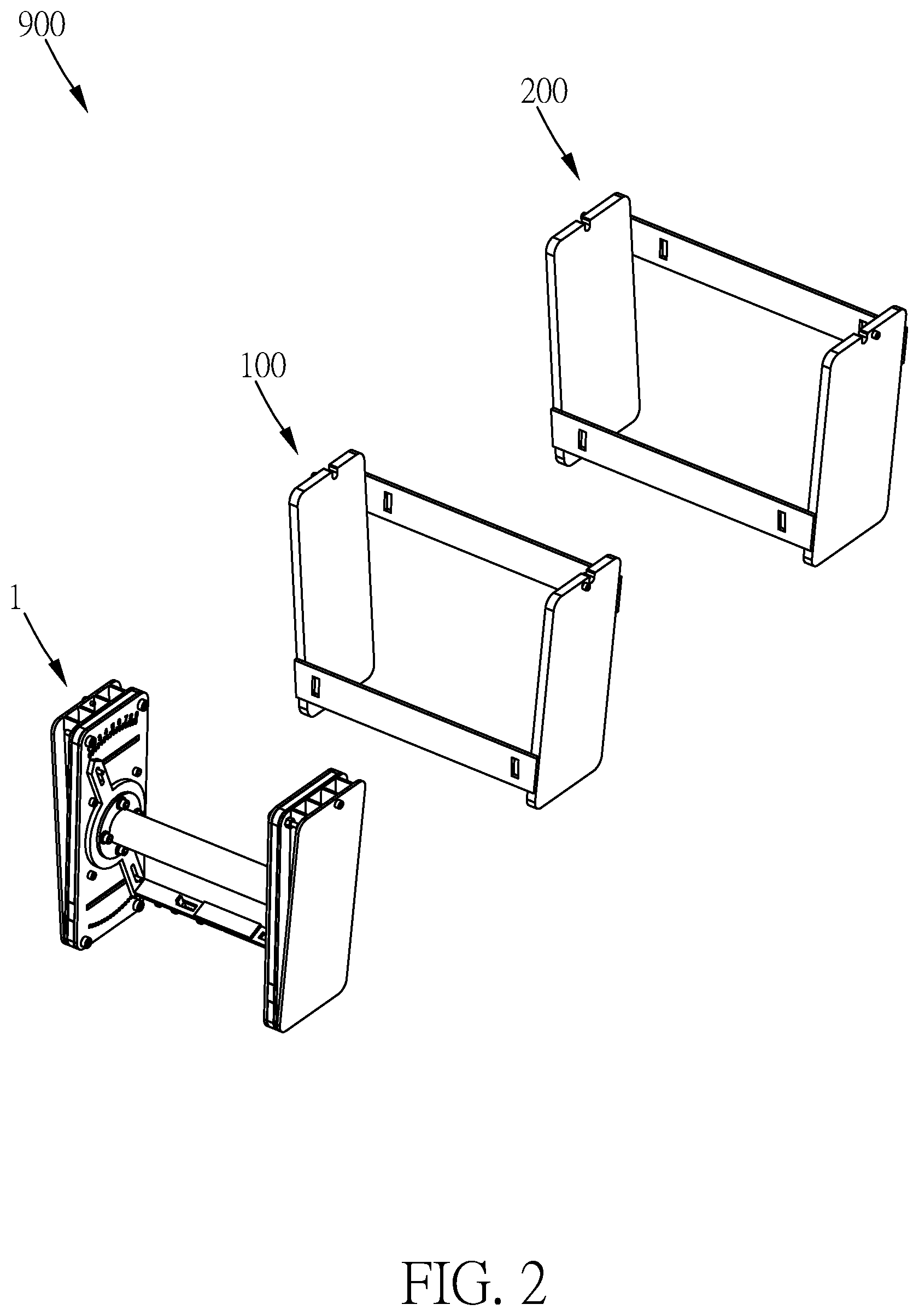 Patent US12303732 Figure 2 – Assembled dumbbell and dumbbell main body thereof