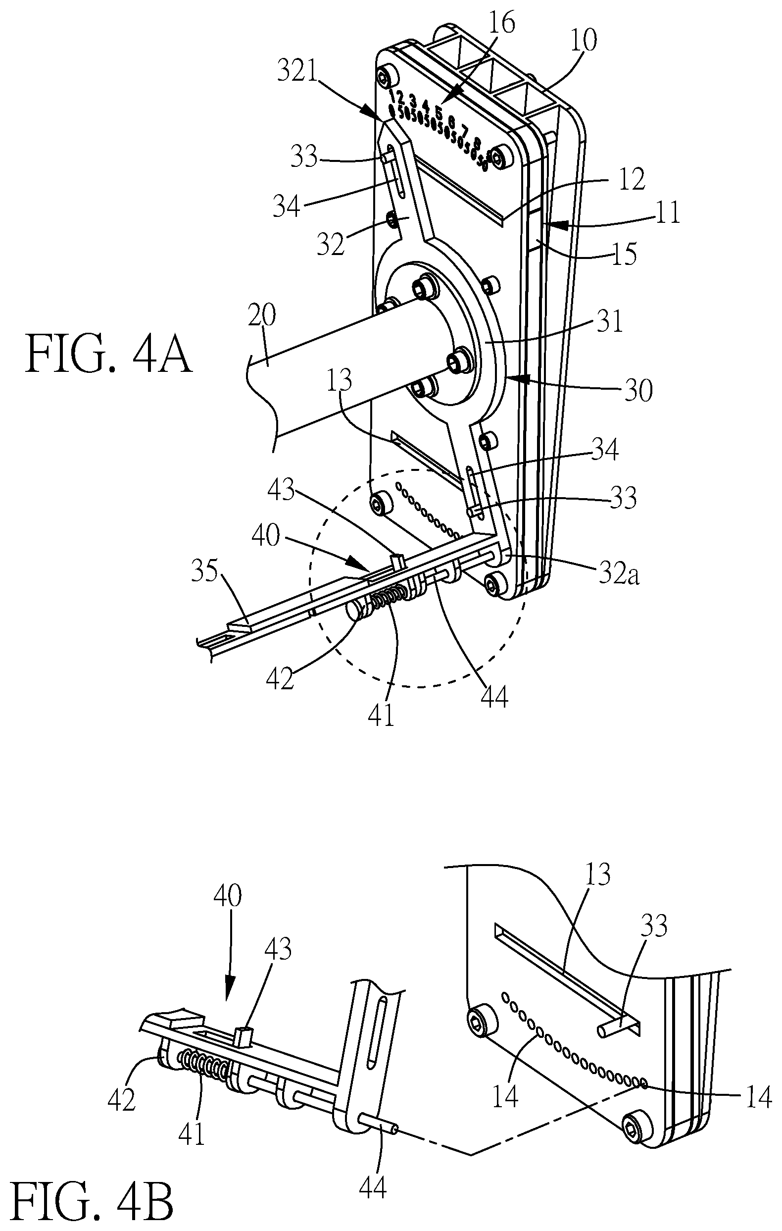 Patent US12303732 Figure 4 – Assembled dumbbell and dumbbell main body thereof