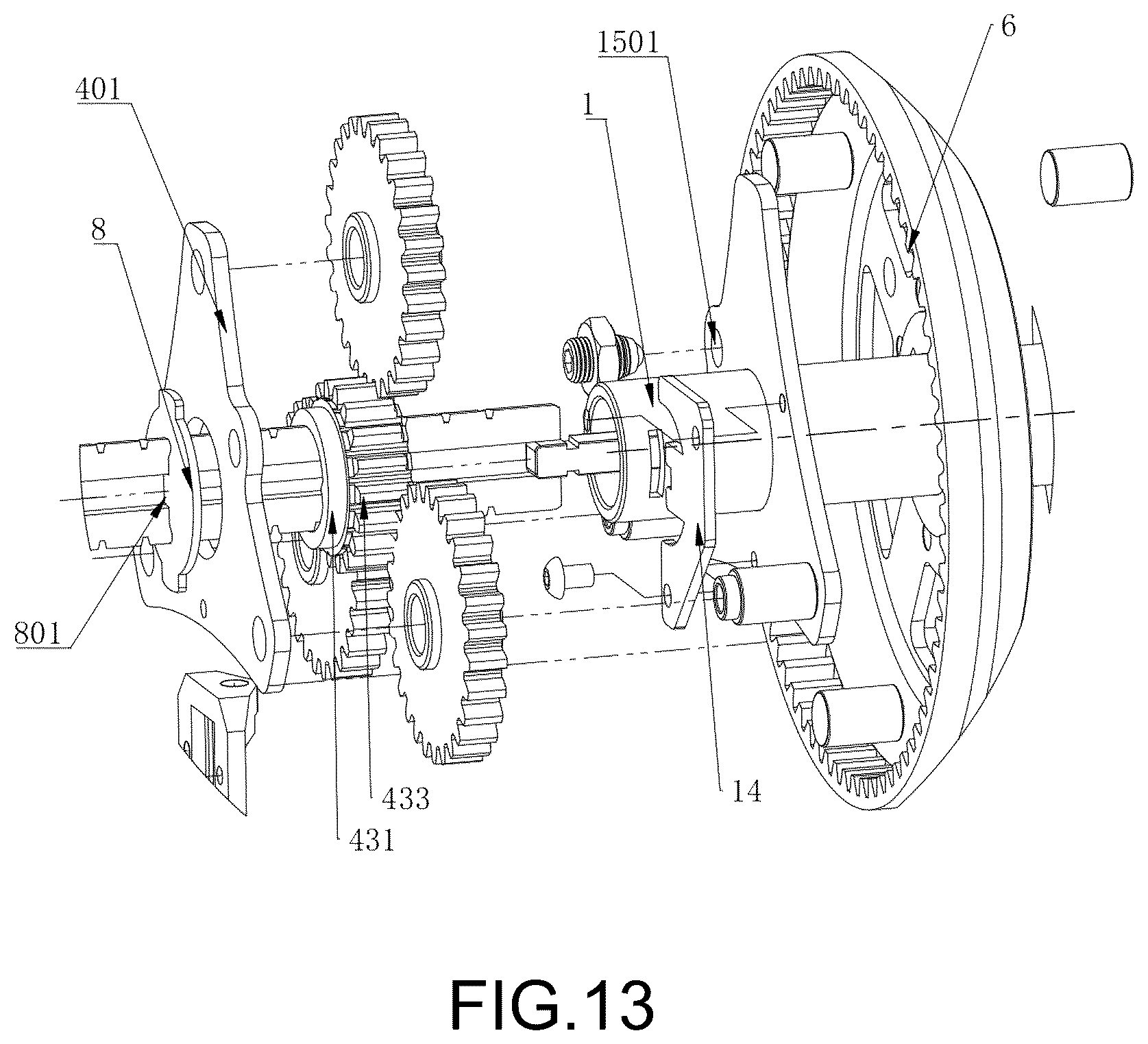 Patent US12303734 Figure 8 – Adjustable dumbbell