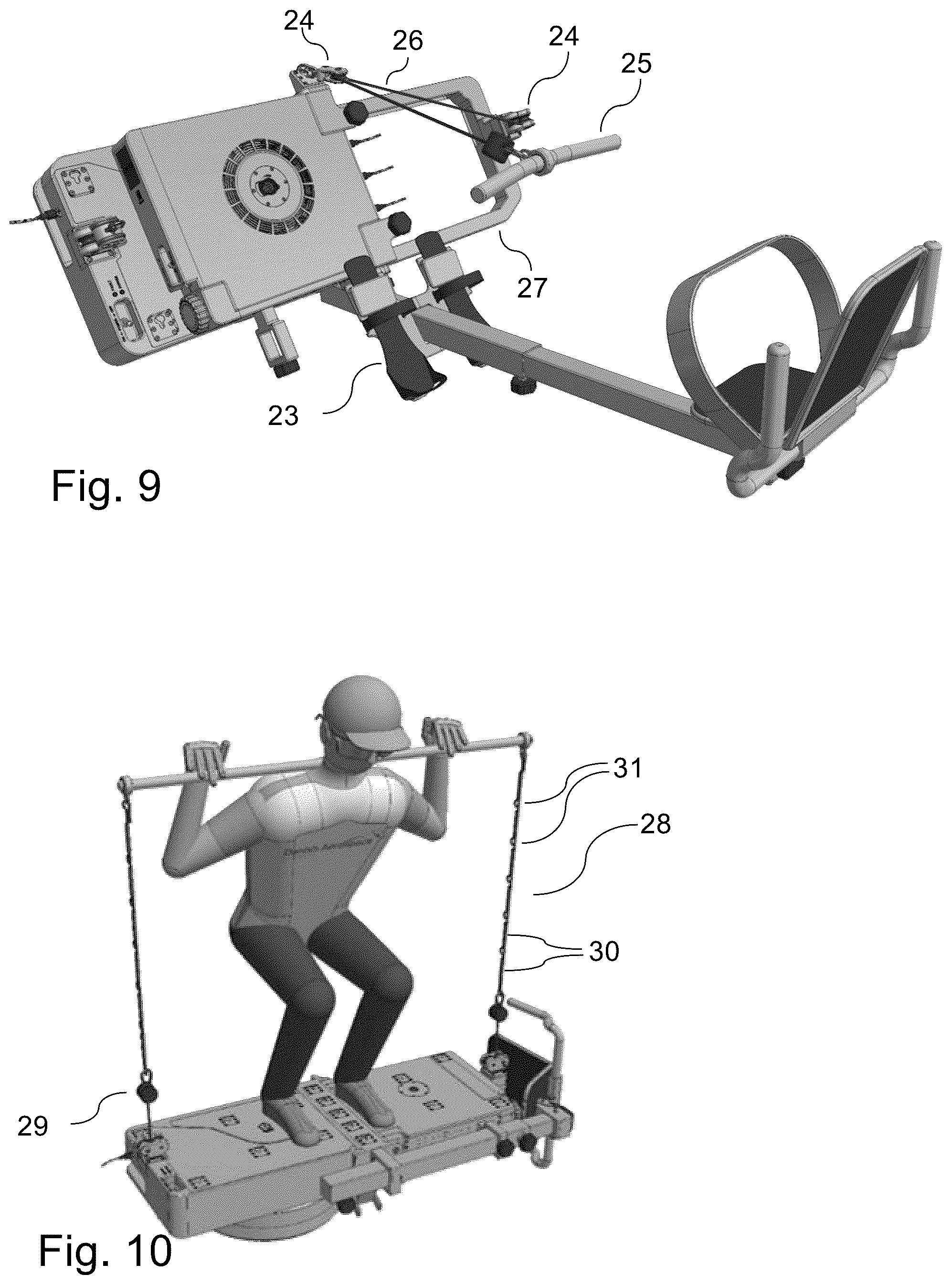 Patent US12303737 Figure 5 – Multifunctional exercise apparatus