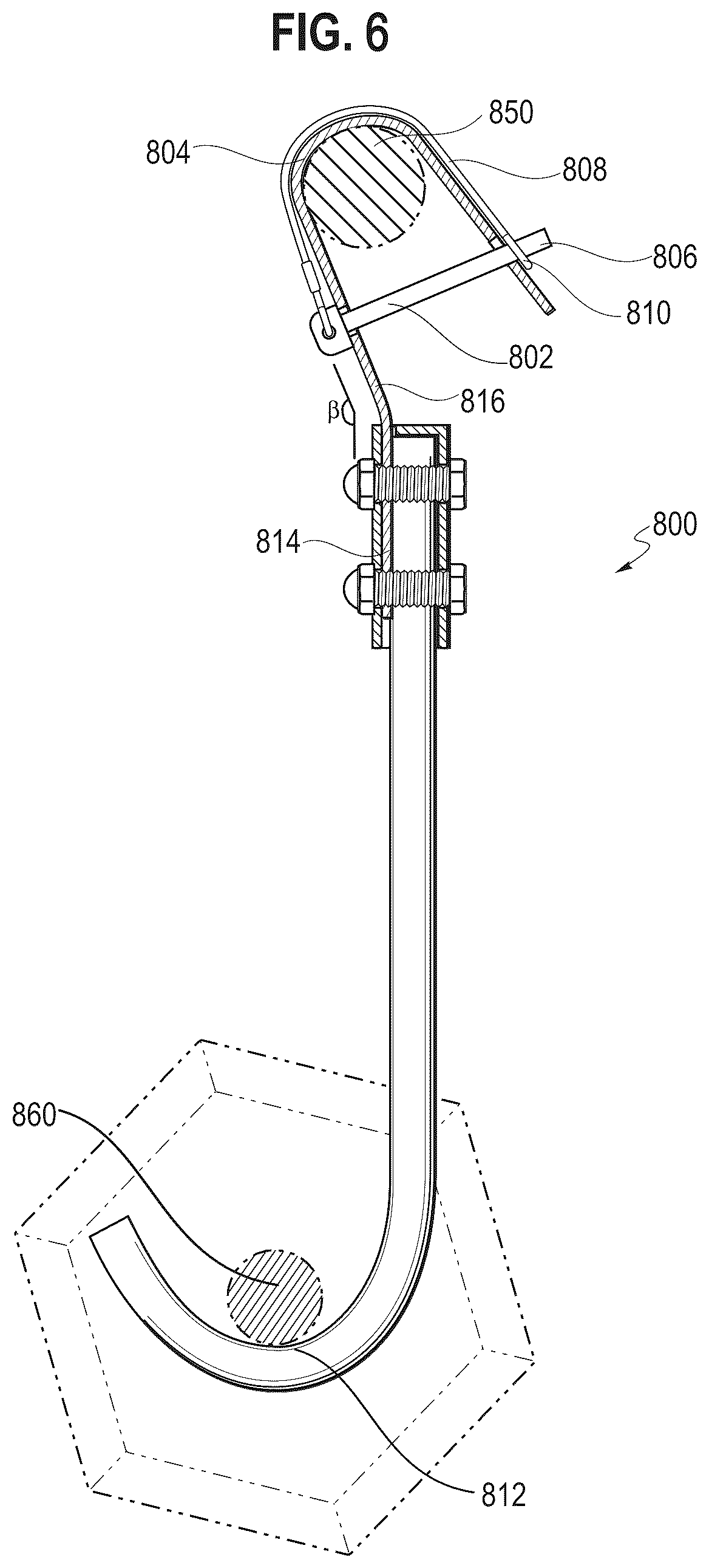 Patent US12303738 Figure 5 – Dumbbell safety hook