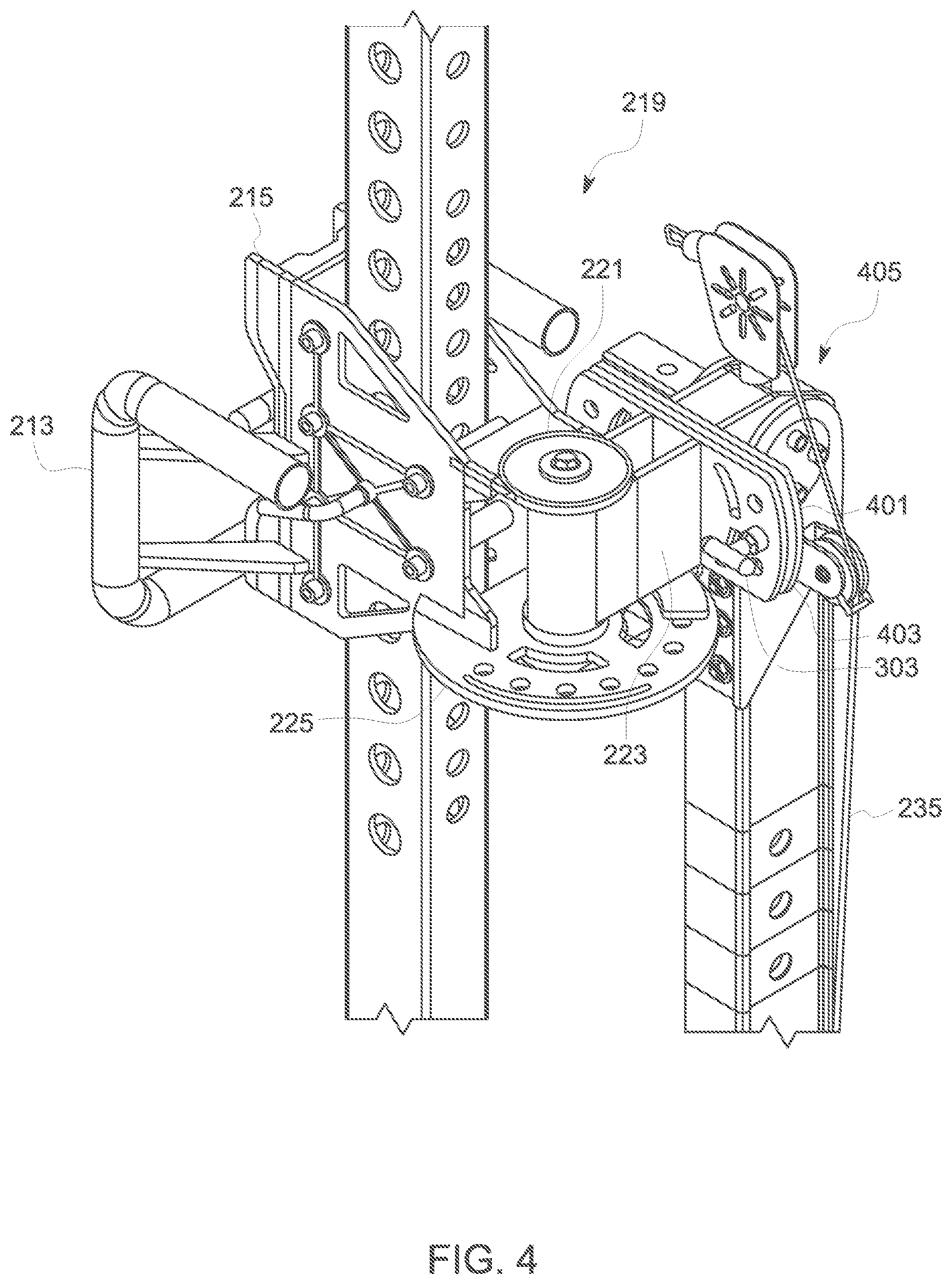 Patent US12303739 Figure 4 – Exercise machine system and method of use