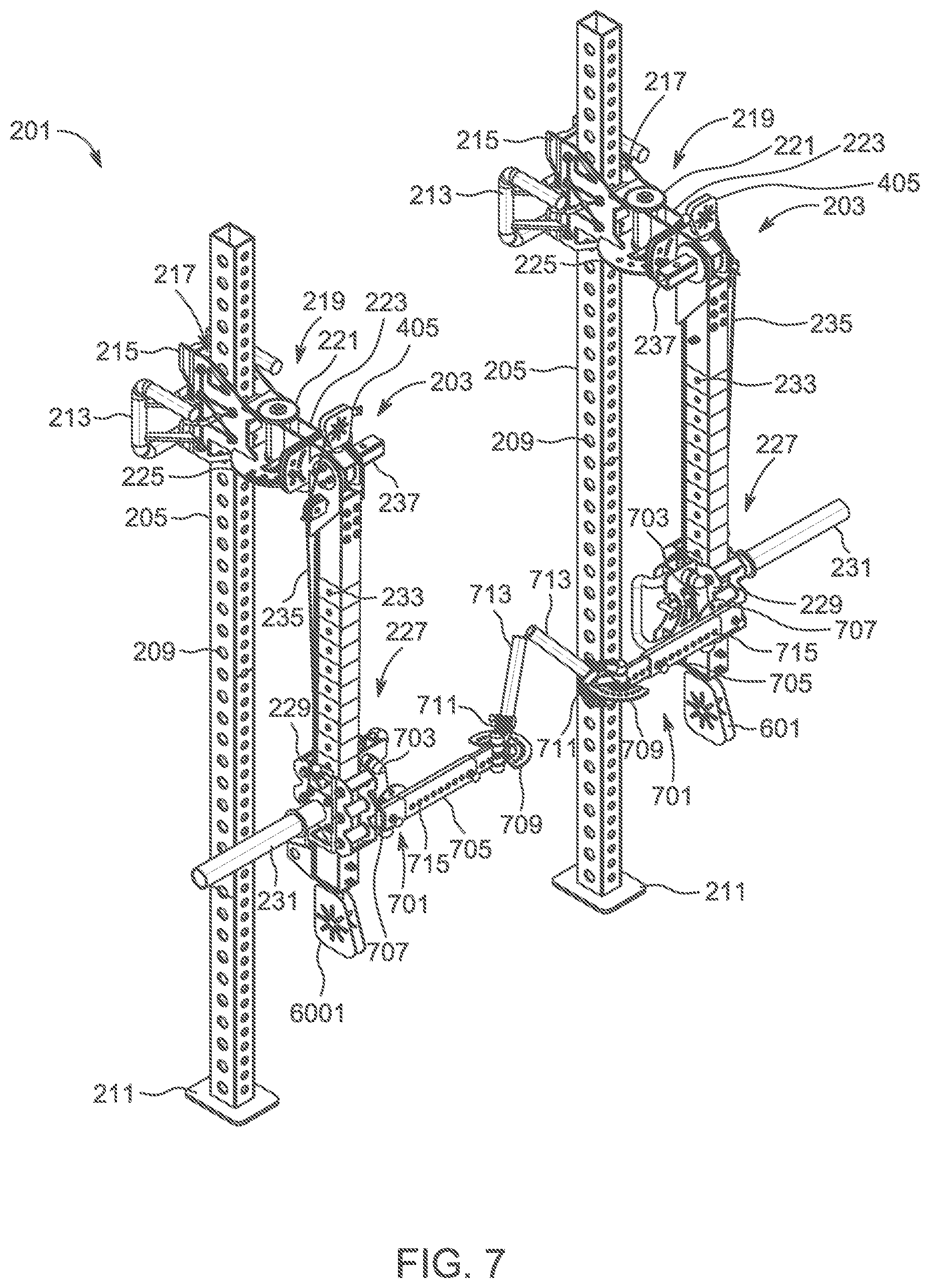 Patent US12303739 Figure 7 – Exercise machine system and method of use