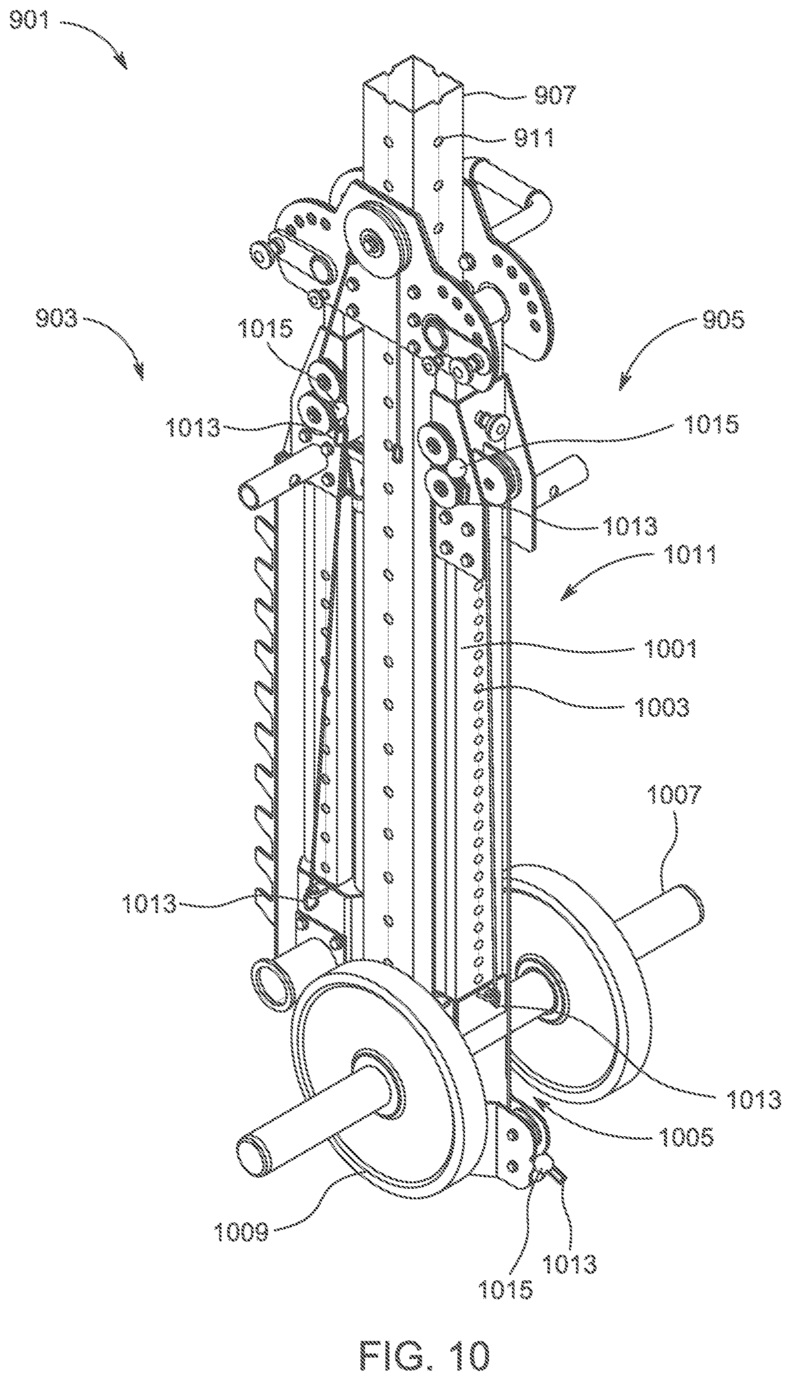 Patent US12303739 Figure 10 – Exercise machine system and method of use