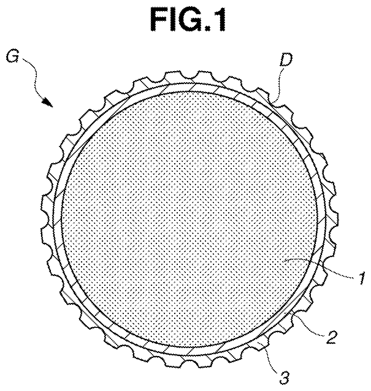 Patent US12303745 Figure 1 – Multi-piece solid golf ball