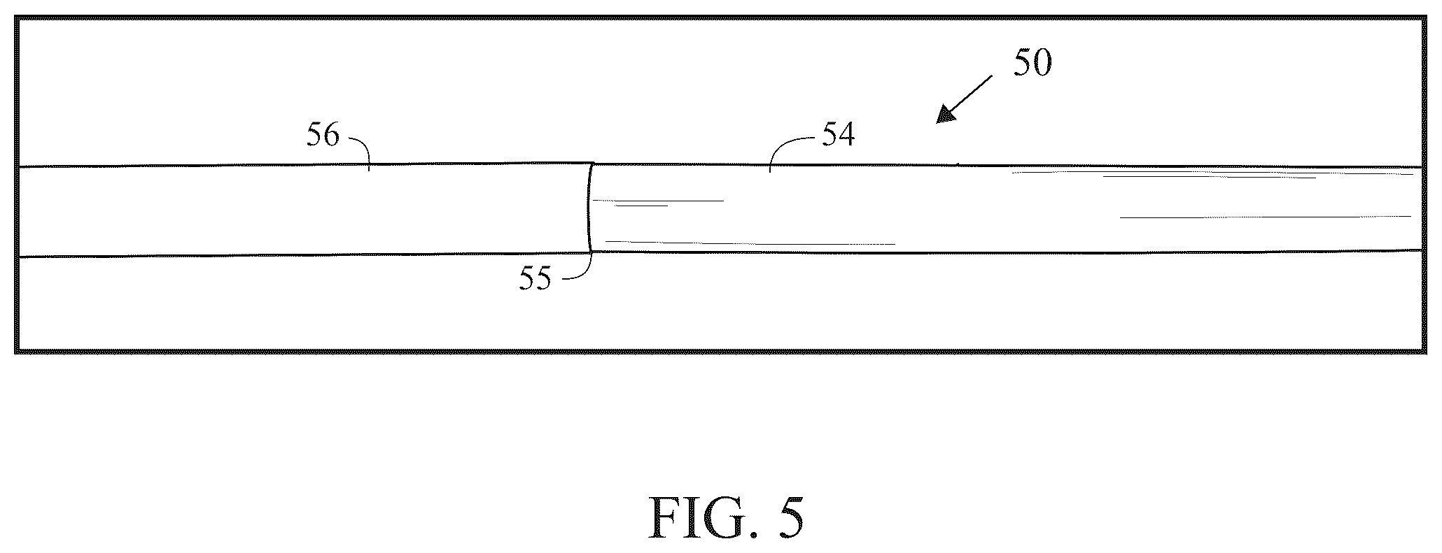 Patent US12303747 Figure 5 – Putter with bi-material shaft