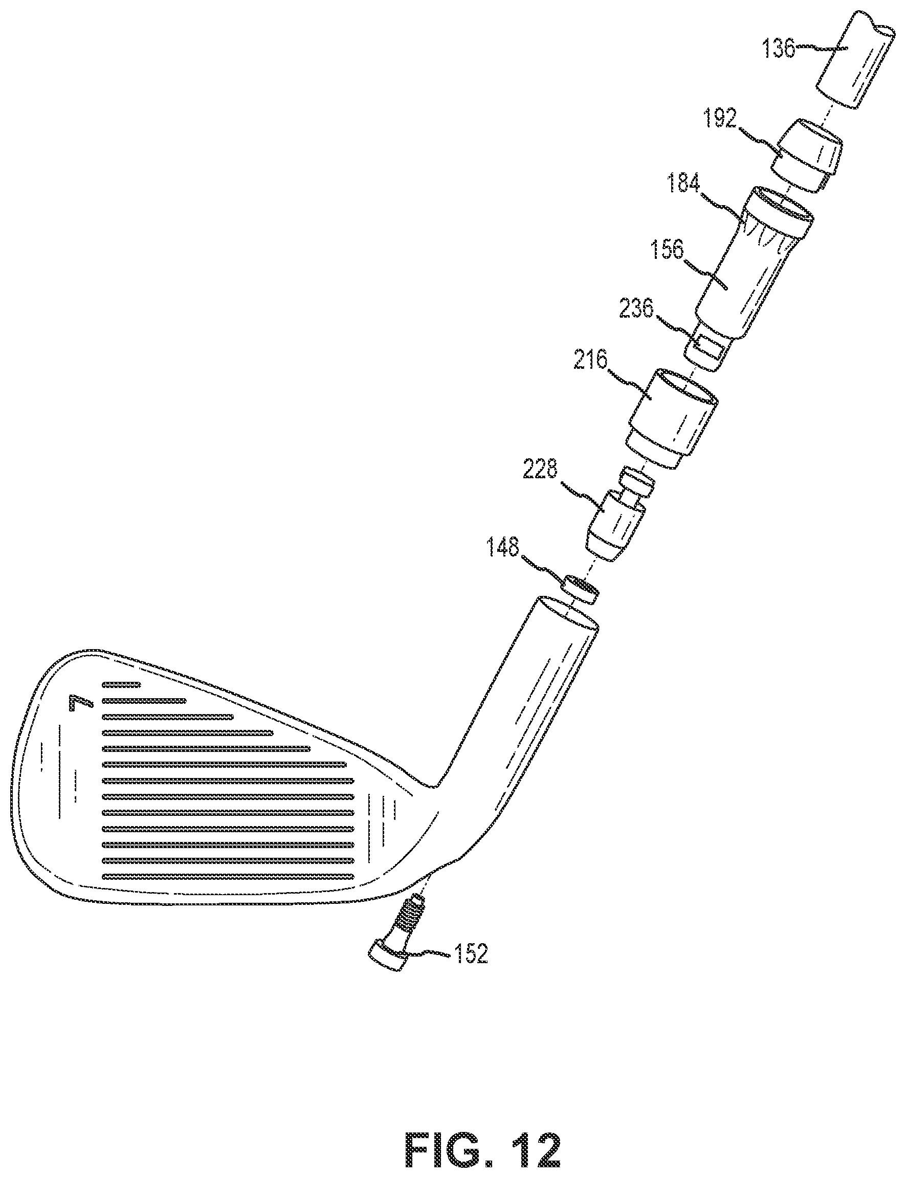 Patent US12303748 Figure 10 – Golf club heads with golf coupling mechanisms
