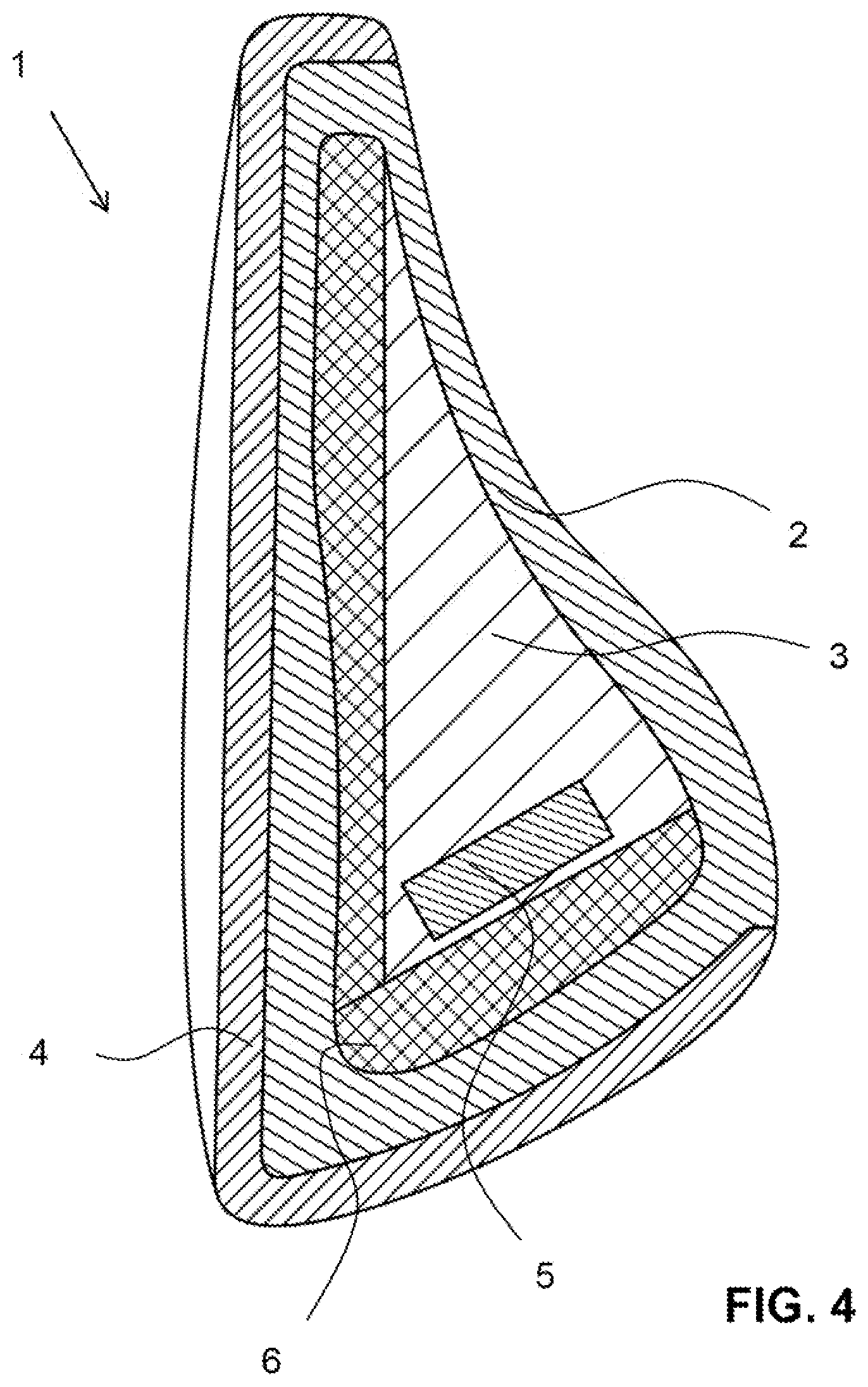 Patent US12303749 Figure 4 – Golf club head and golf club