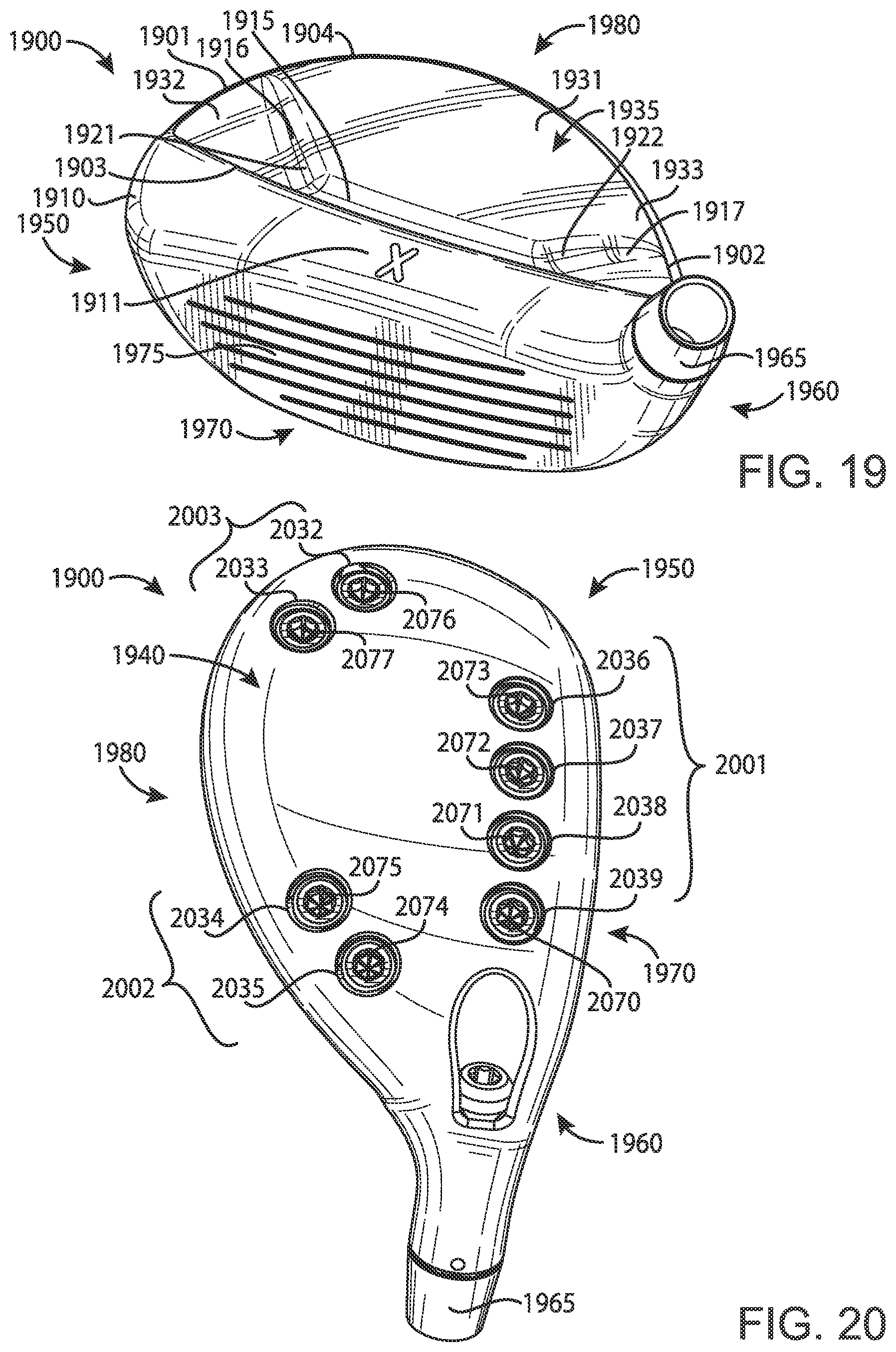Patent US12303750 Figure 11 – Golf club heads and methods to manufacture golf club heads
