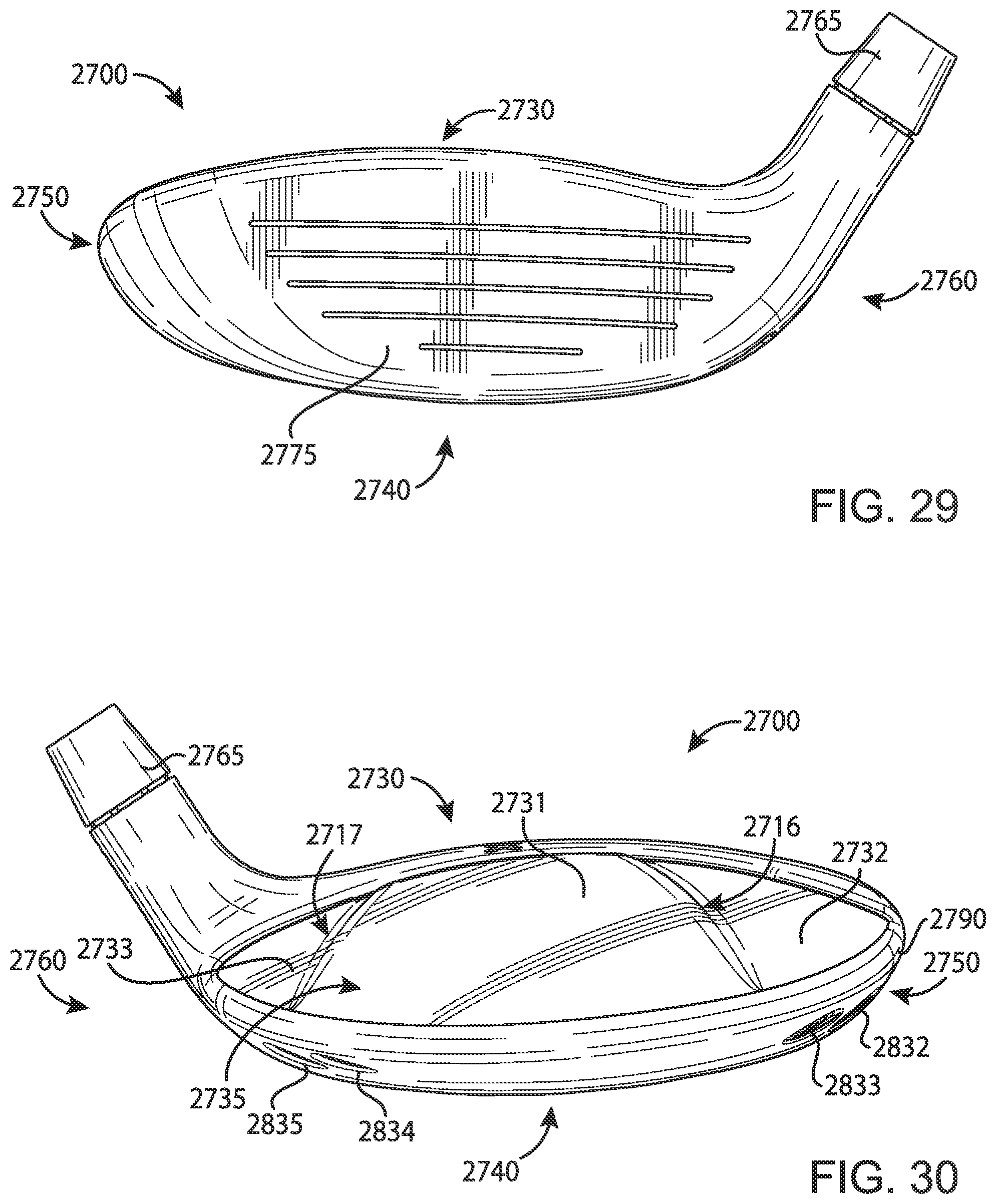 Patent US12303750 Figure 16 – Golf club heads and methods to manufacture golf club heads