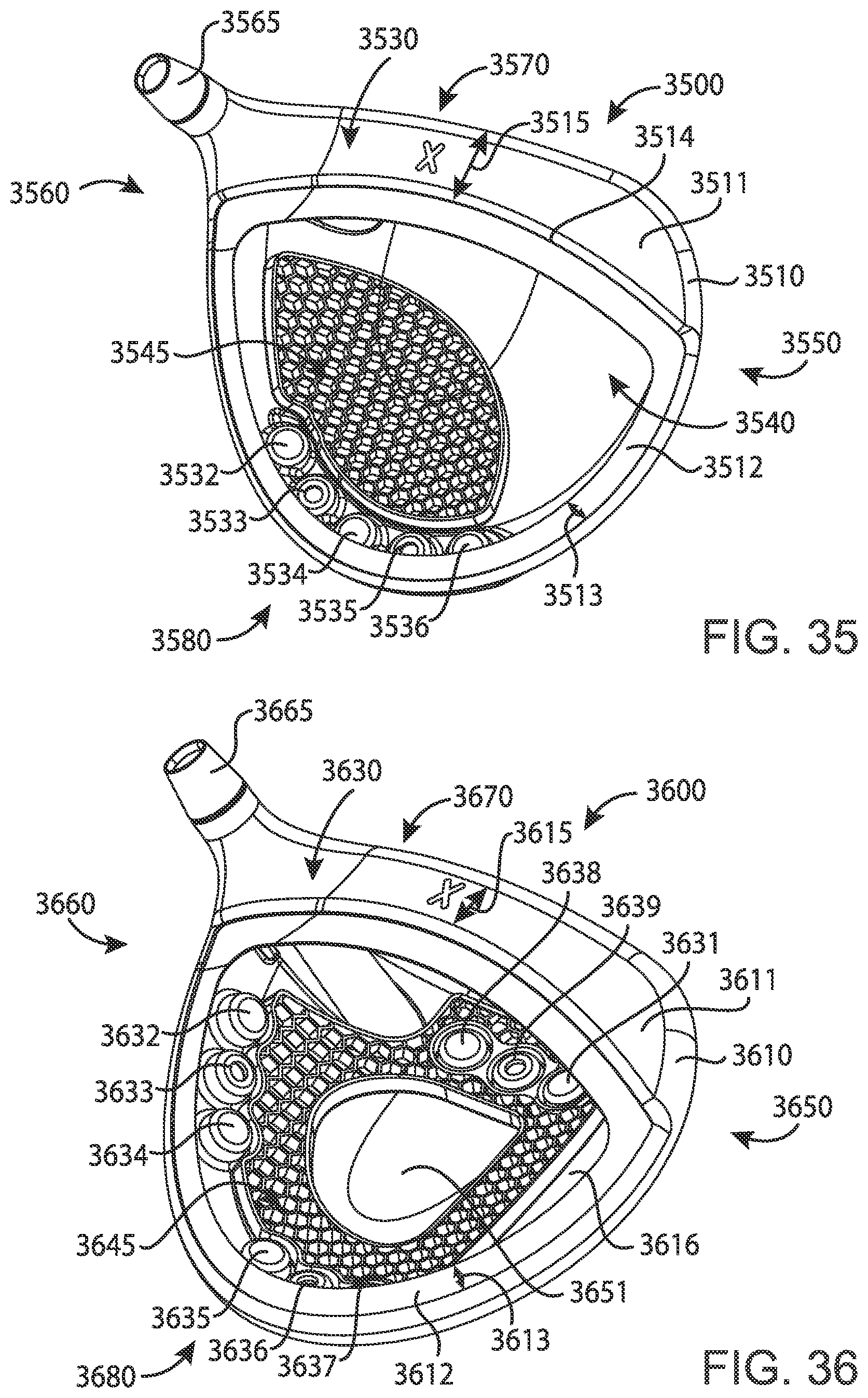 Patent US12303750 Figure 19 – Golf club heads and methods to manufacture golf club heads