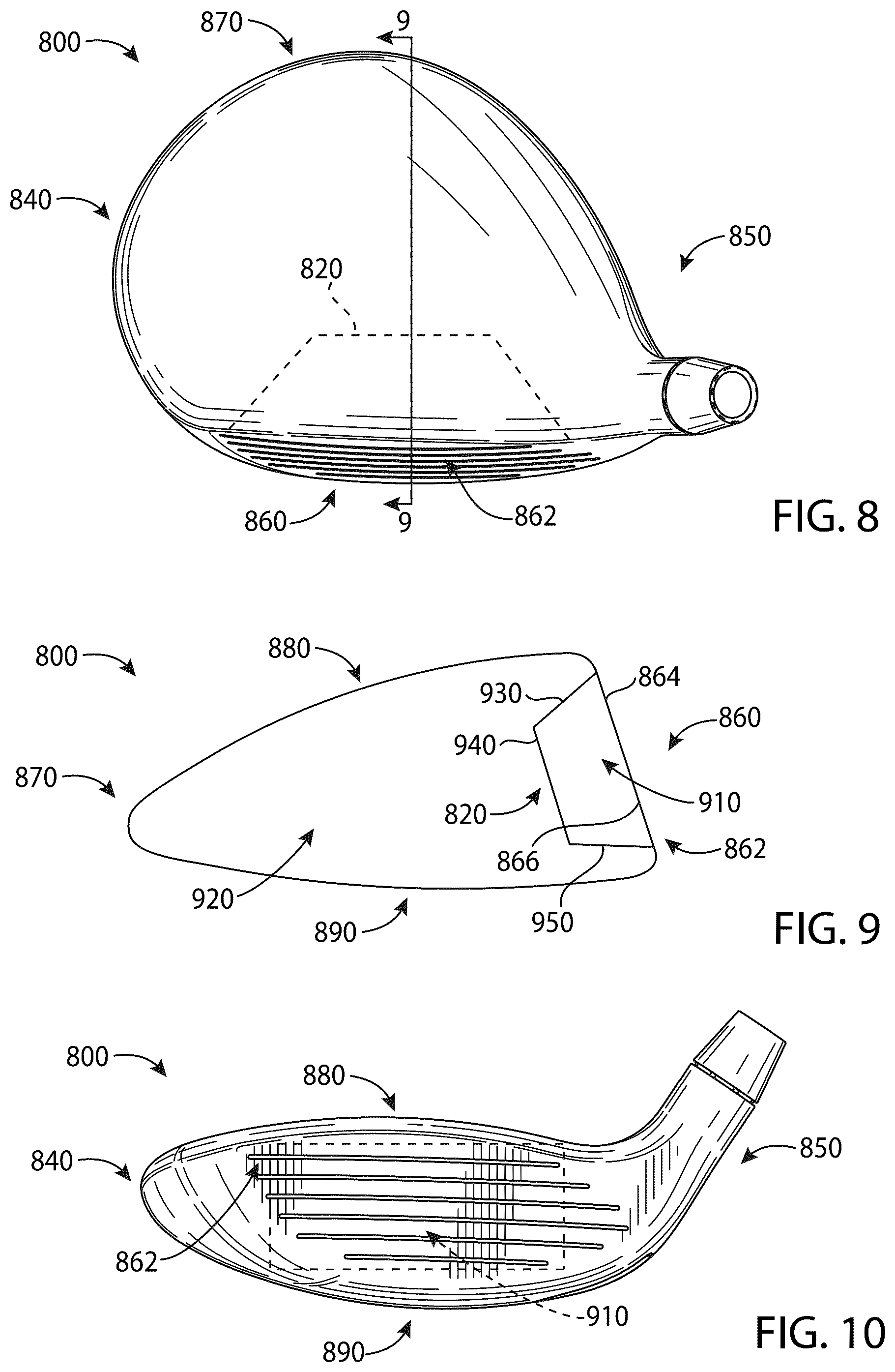 Patent US12303751 Figure 4 – Golf club heads and methods to manufacture golf club heads