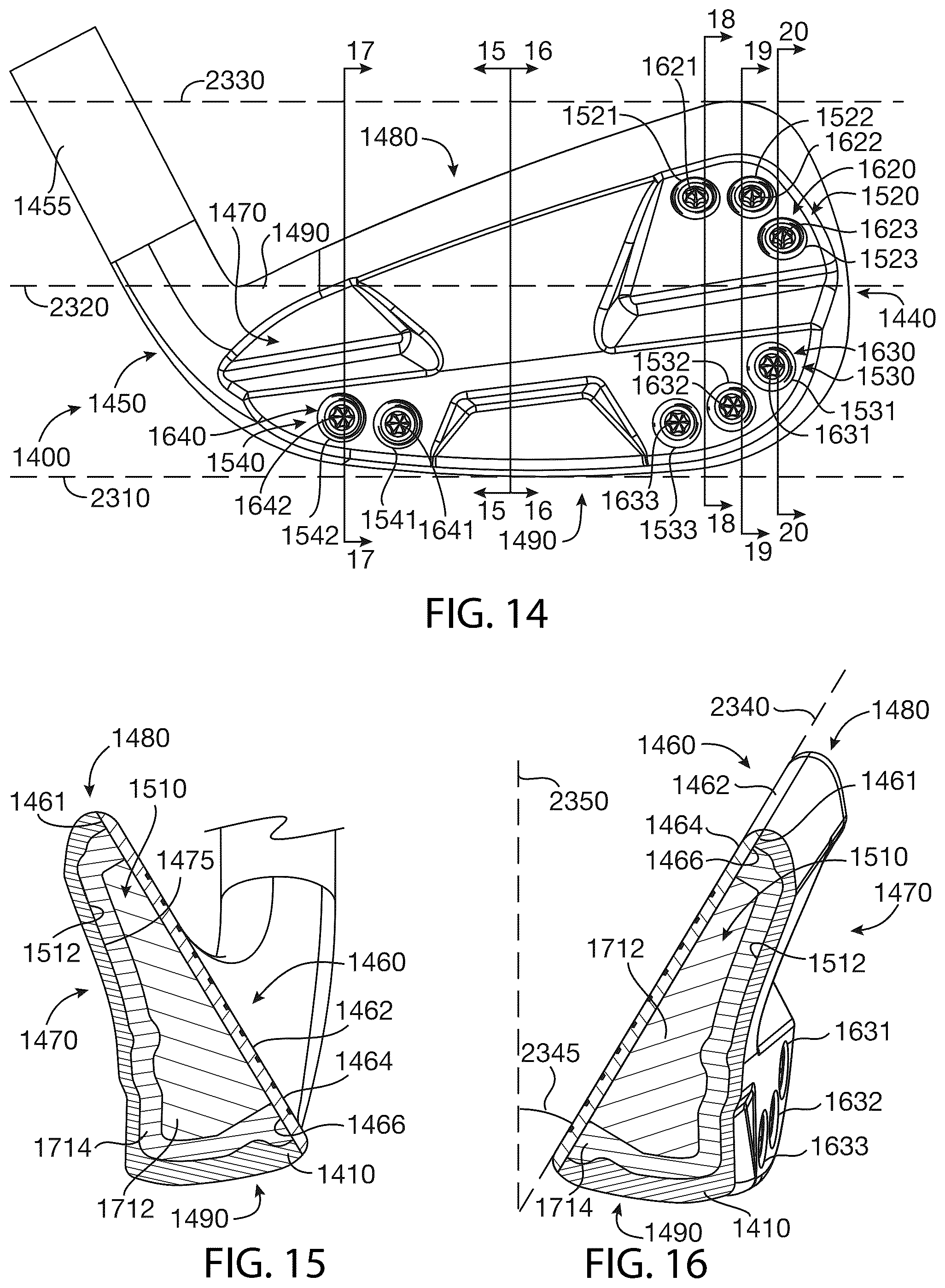 Patent US12303751 Figure 6 – Golf club heads and methods to manufacture golf club heads