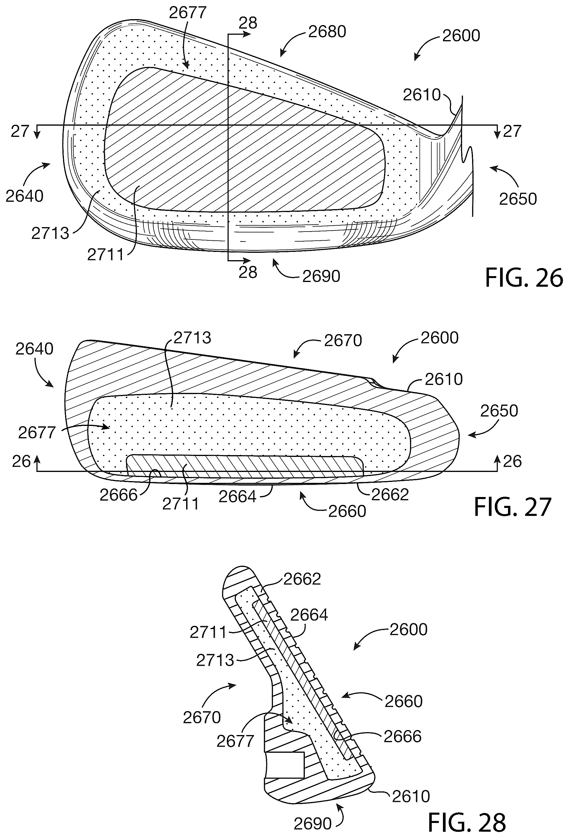 Patent US12303751 Figure 11 – Golf club heads and methods to manufacture golf club heads