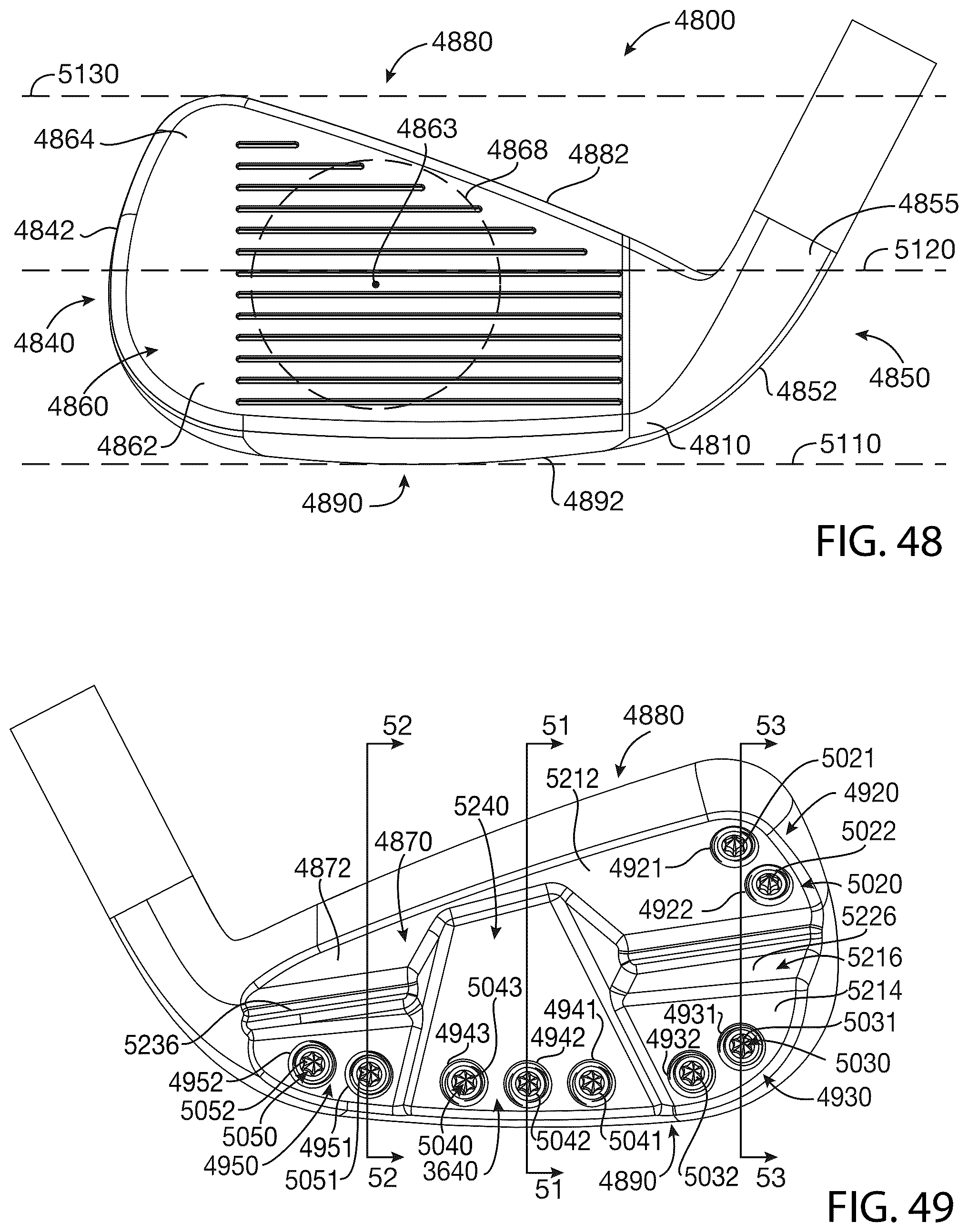 Patent US12303751 Figure 19 – Golf club heads and methods to manufacture golf club heads