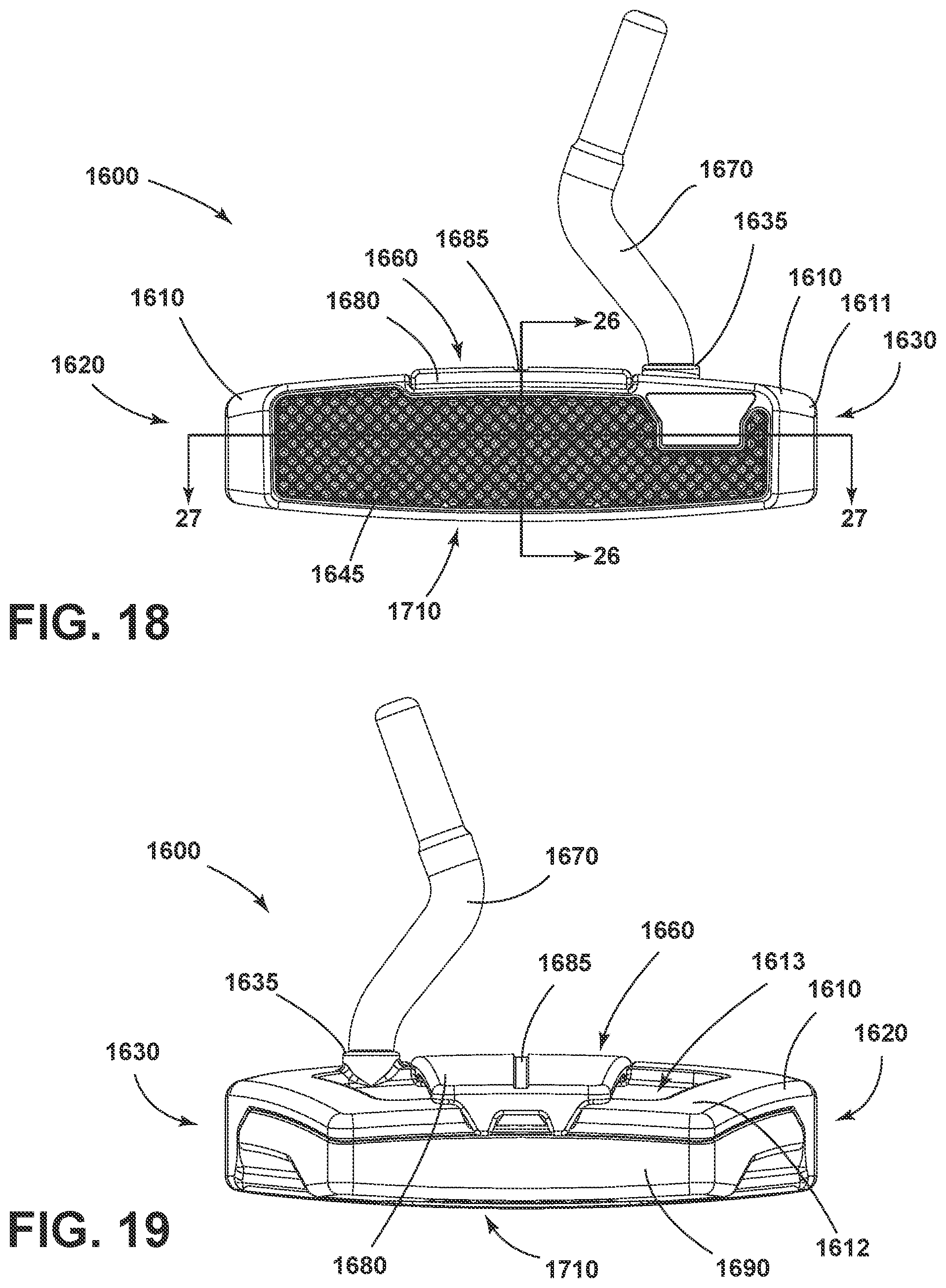Patent US12303753 Figure 11 – Golf club heads and methods to manufacture golf club heads