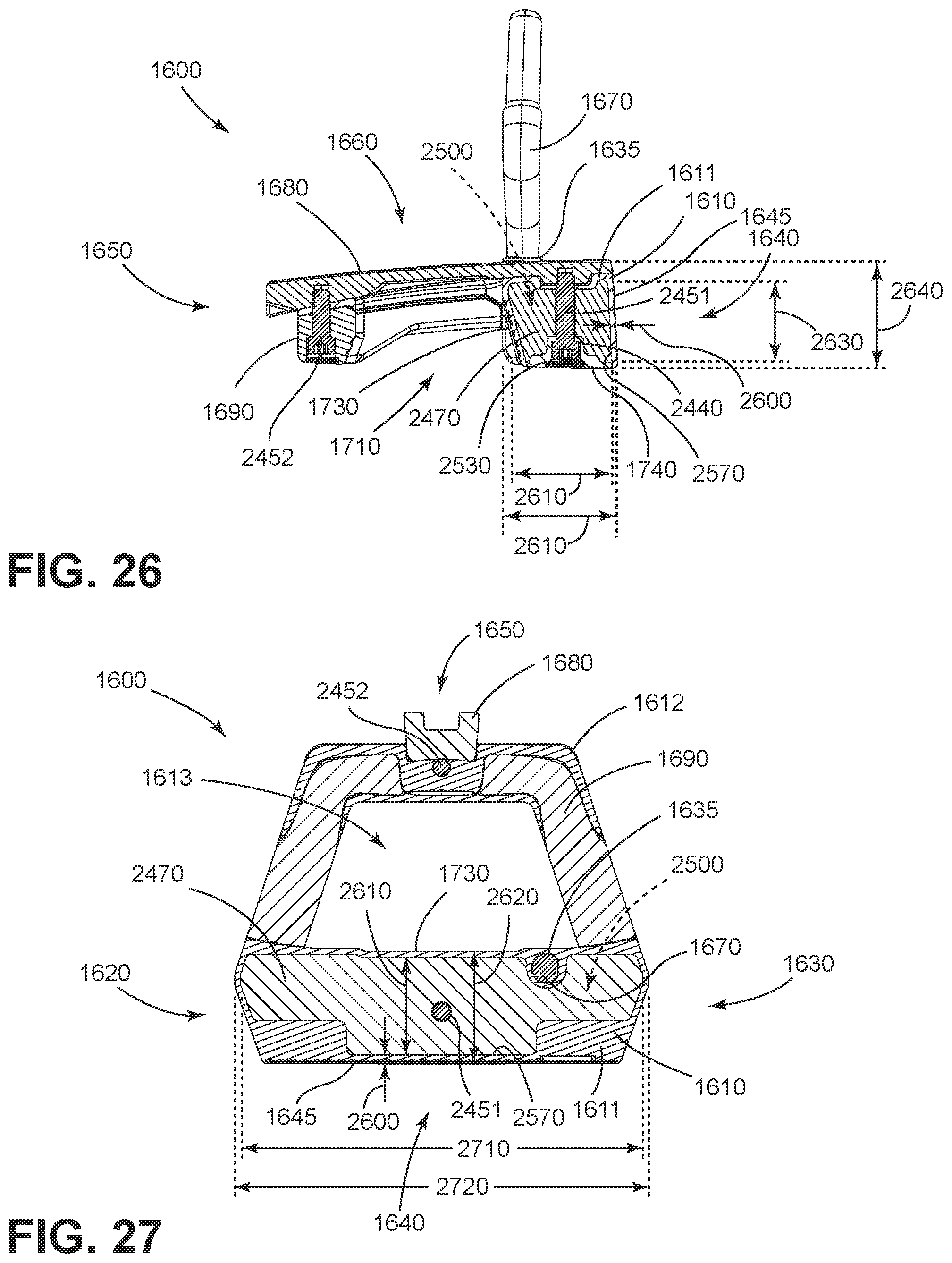 Patent US12303753 Figure 16 – Golf club heads and methods to manufacture golf club heads