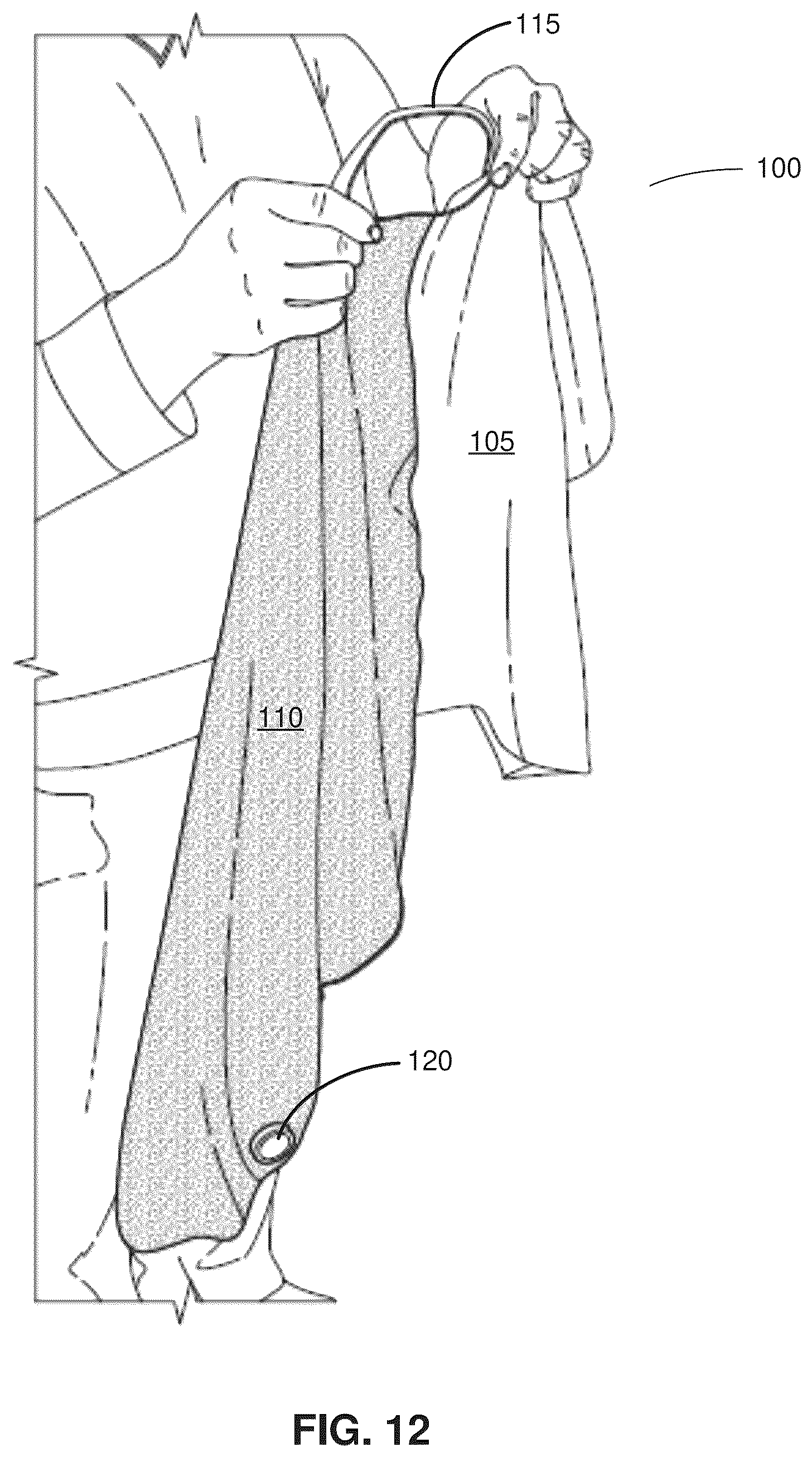 Patent US12303755 Figure 10 – Golf towel systems and methods