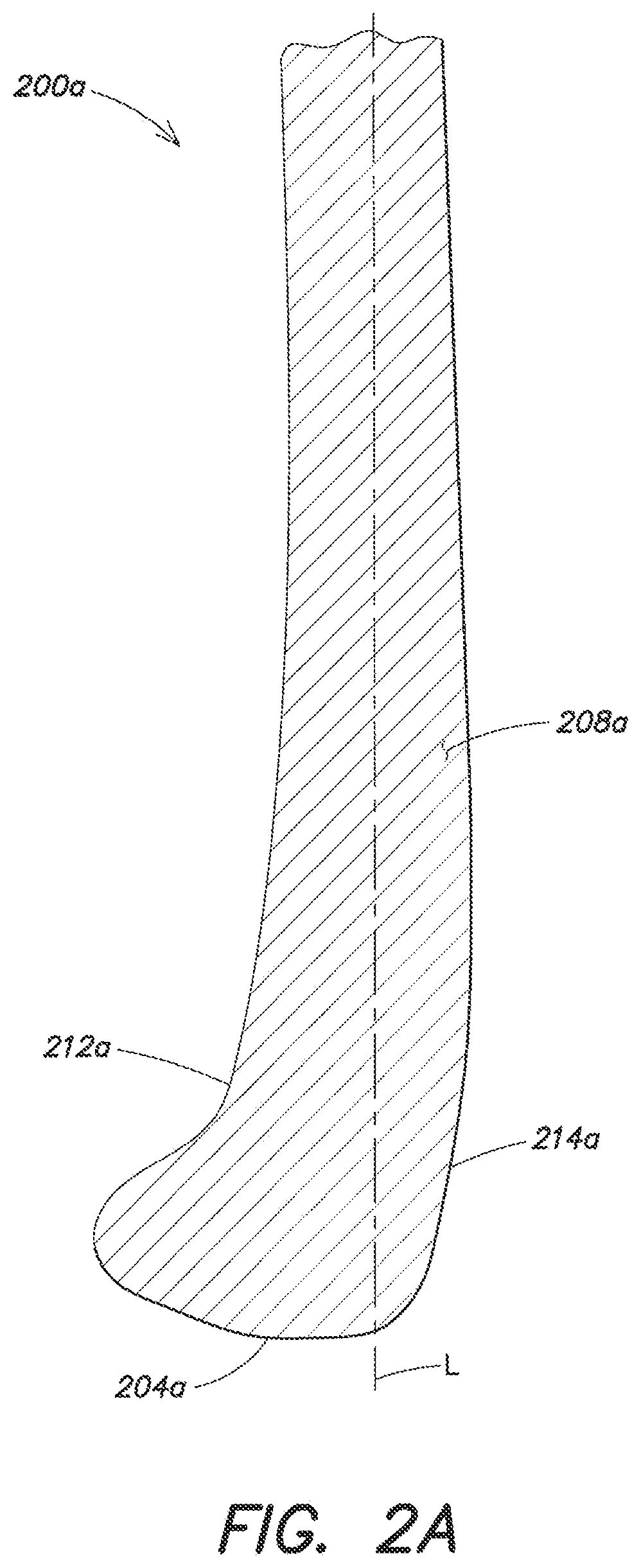 Patent US12303756 Figure 2 – Baseball bat