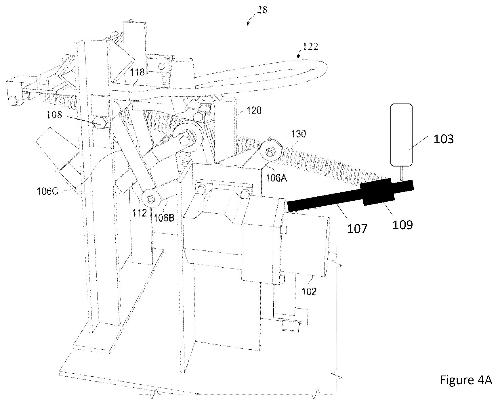 Patent US12303759 Figure 5 – Basketball launching device with player height compensation
