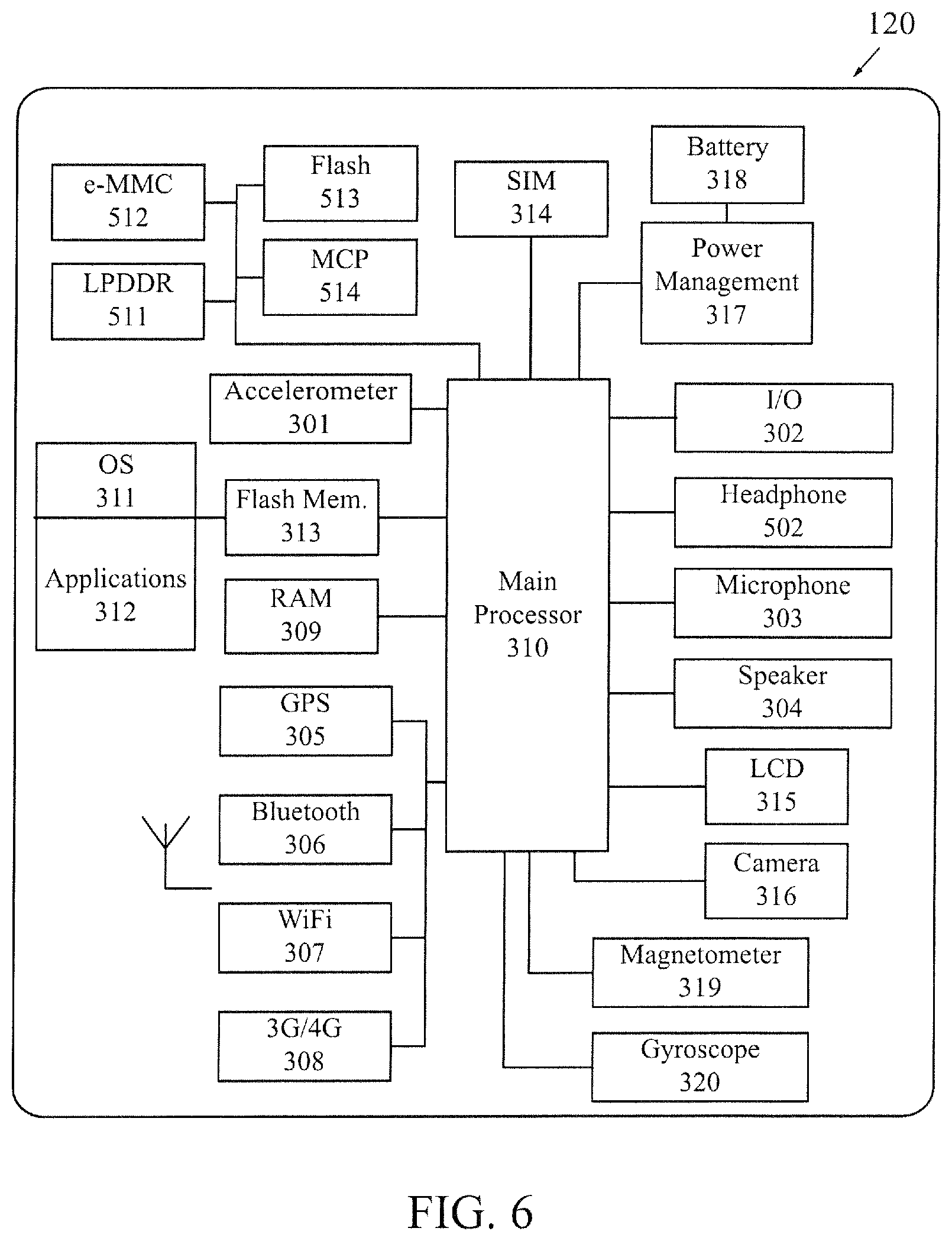 Patent US12303763 Figure 4 – Golf club with electrical components