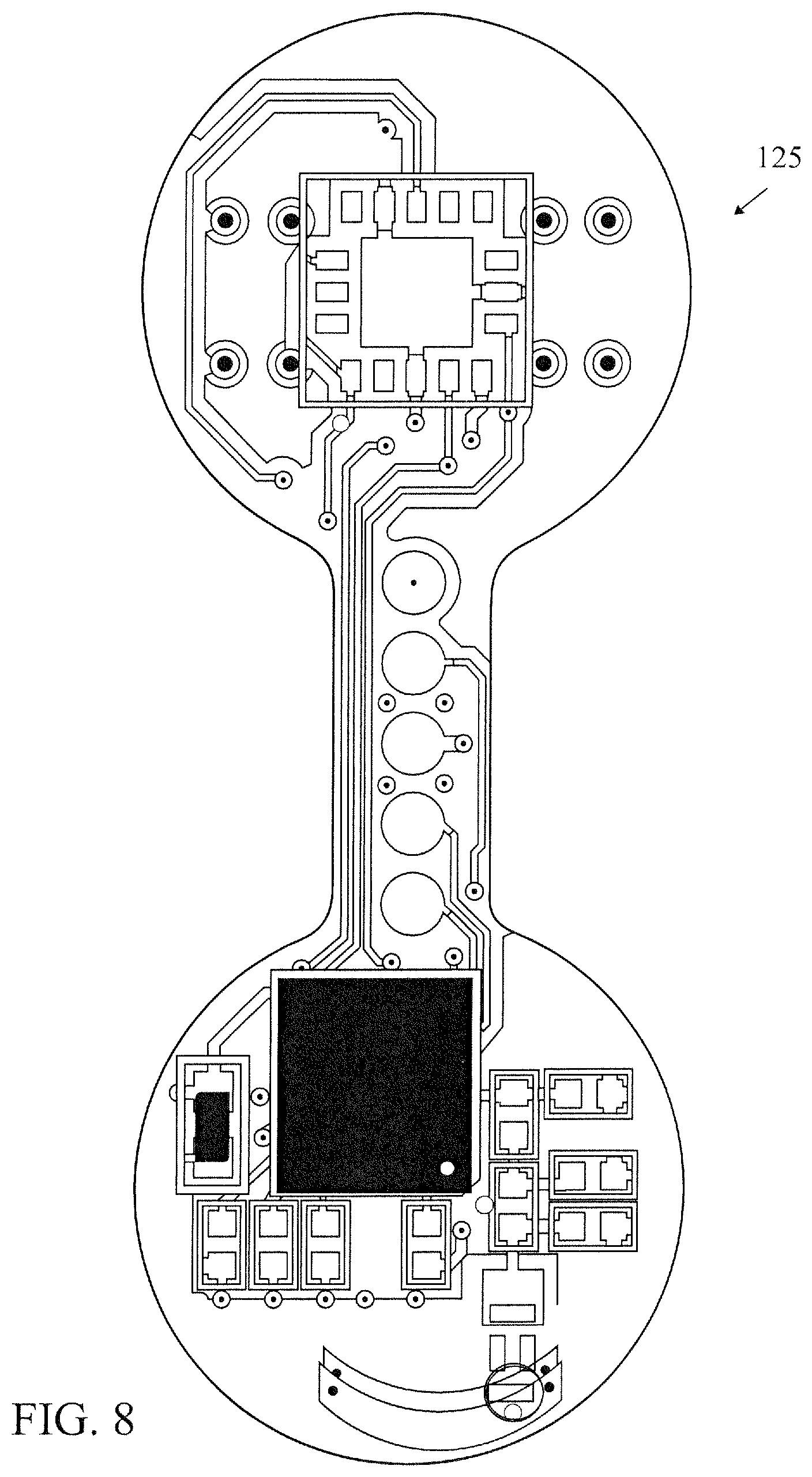 Patent US12303763 Figure 10 – Golf club with electrical components