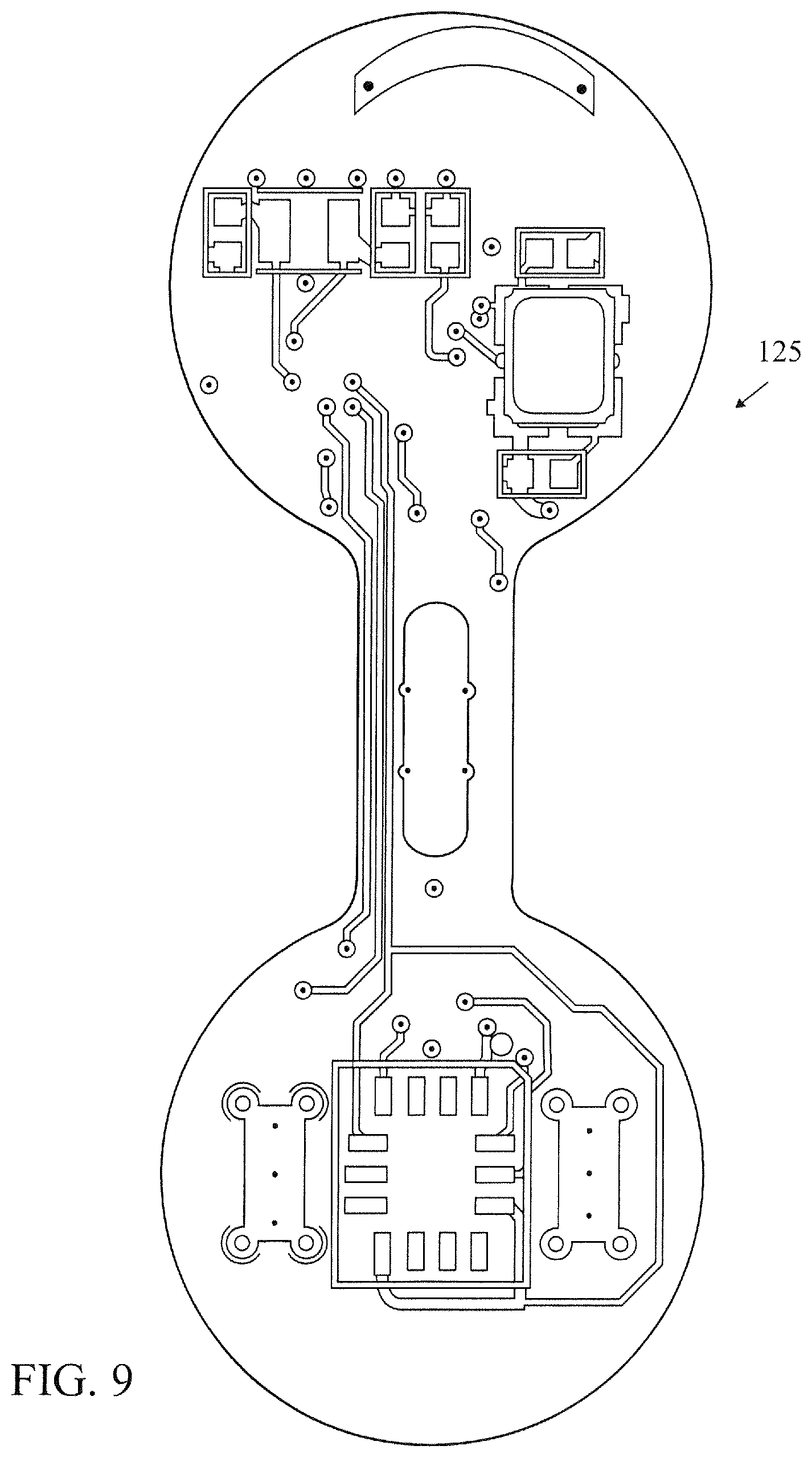 Patent US12303763 Figure 11 – Golf club with electrical components