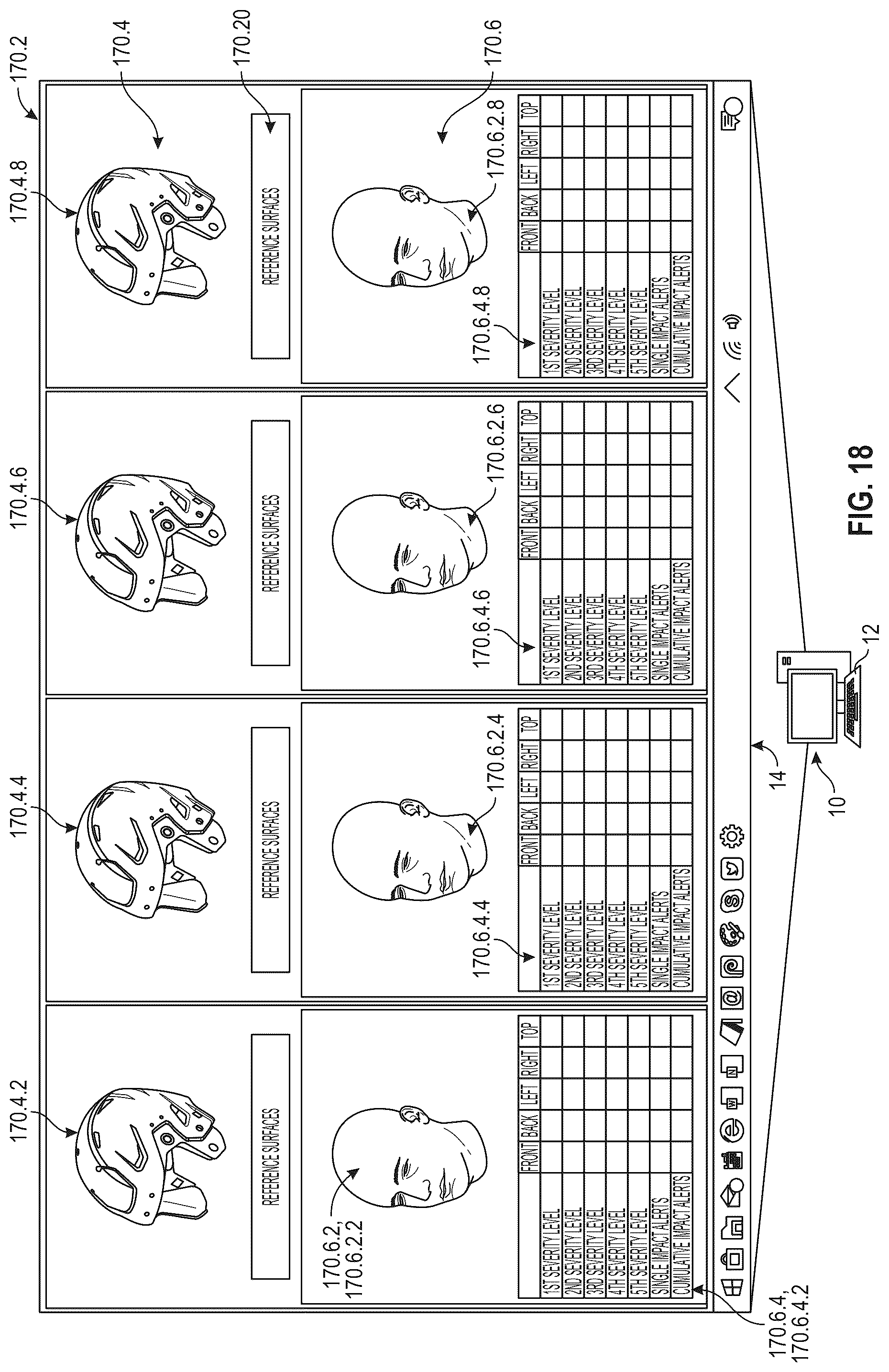 Patent US12303766 Figure 17 – Protective sports helmet with additively manufactured components