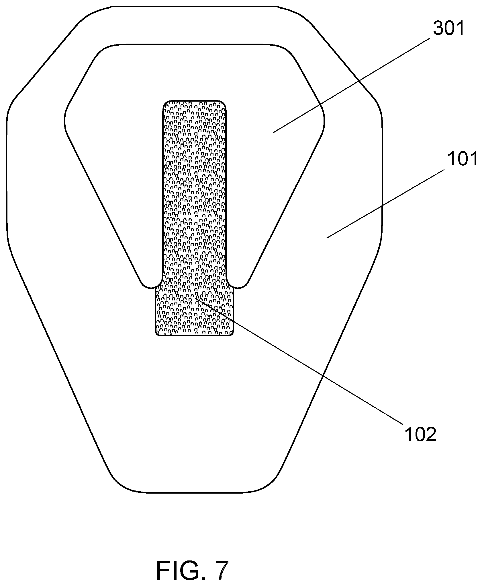 Patent US12303767 Figure 7 – Hockey pants with floating abdominal protection
