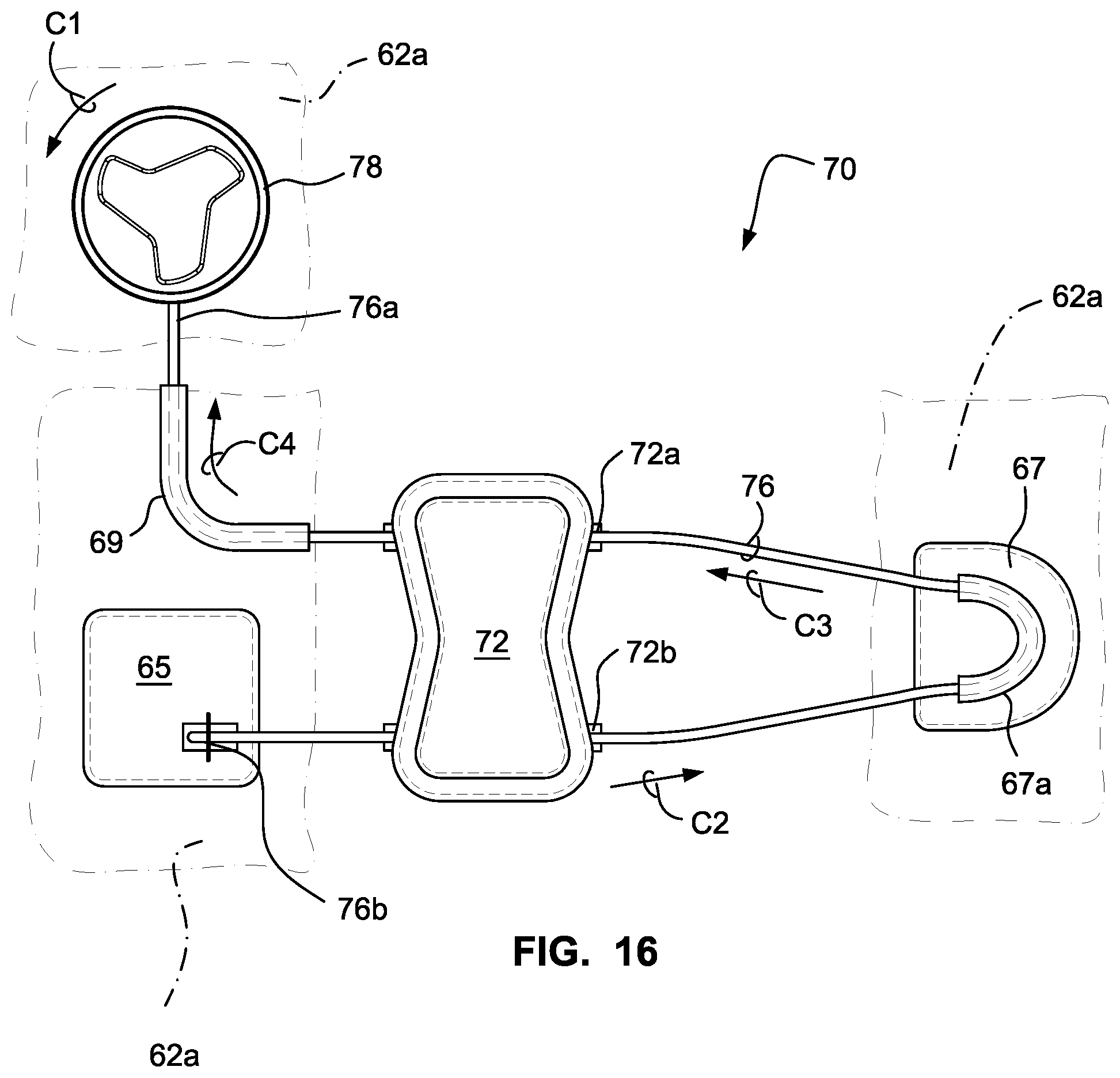 Patent US12303768 Figure 16 – Sports boot with integrated ankle compression system