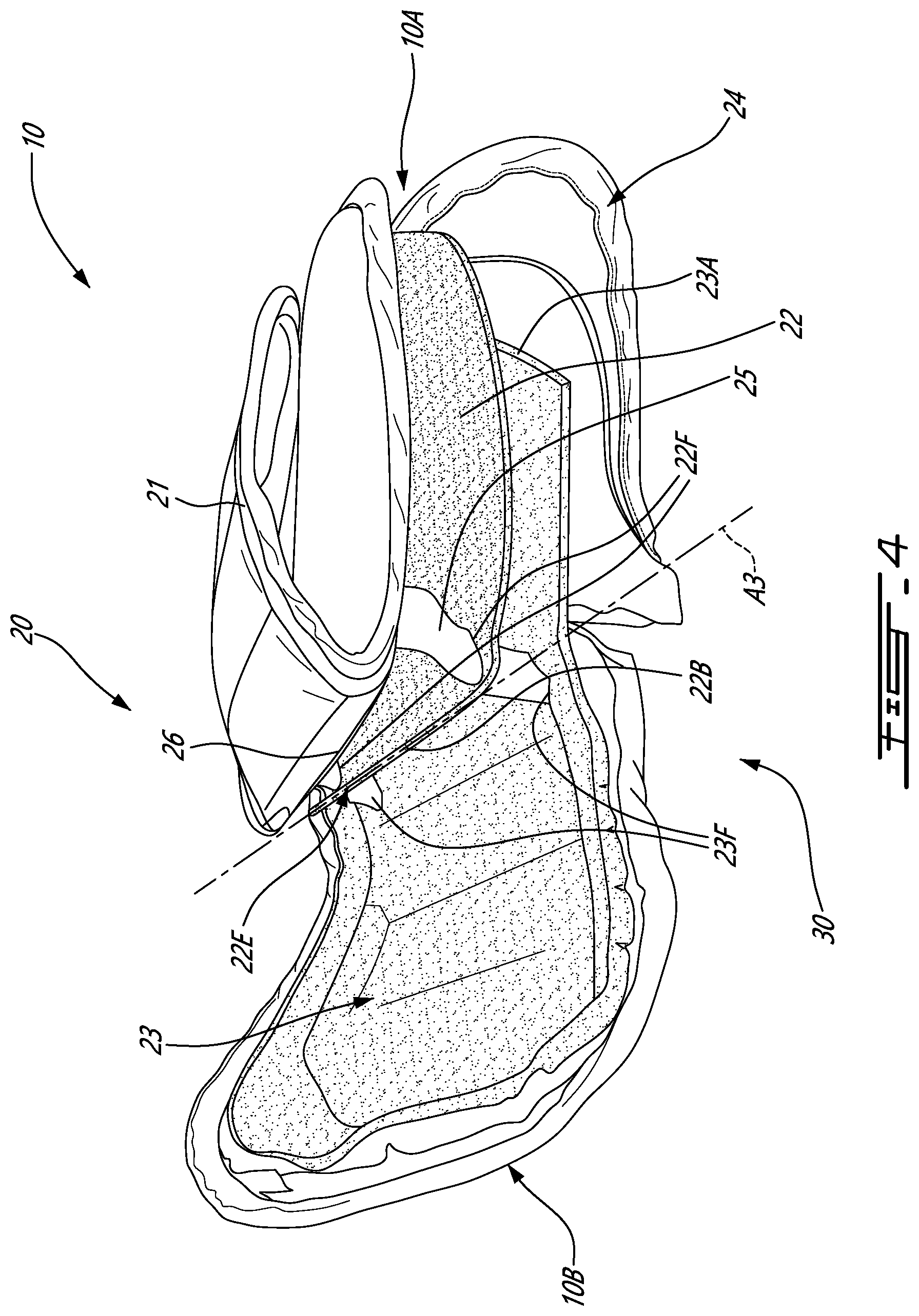 Patent US12303769 Figure 4 – Hockey goaltender glove