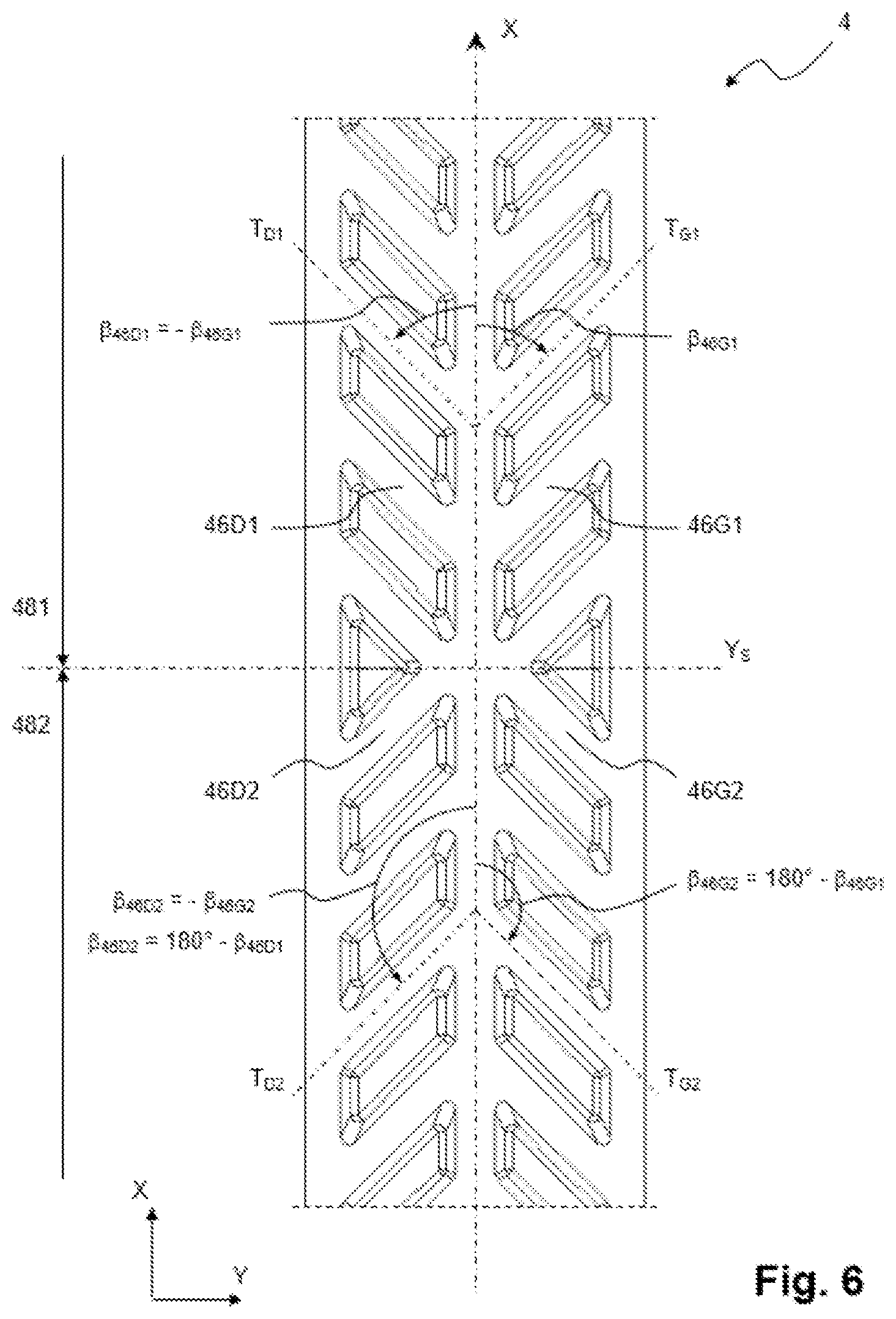 Patent US12303770 Figure 5 – Ski core and ski including such a core