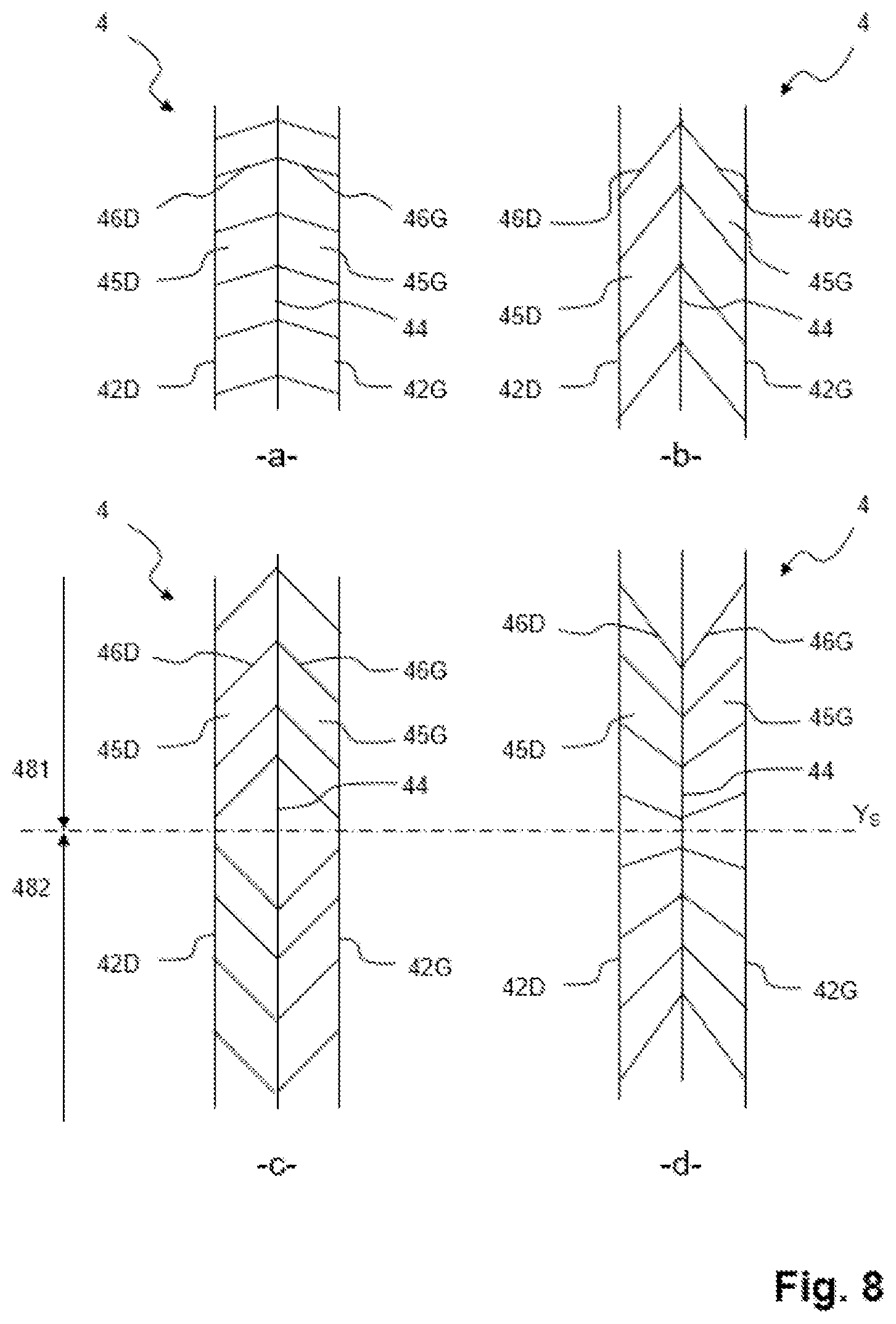 Patent US12303770 Figure 7 – Ski core and ski including such a core