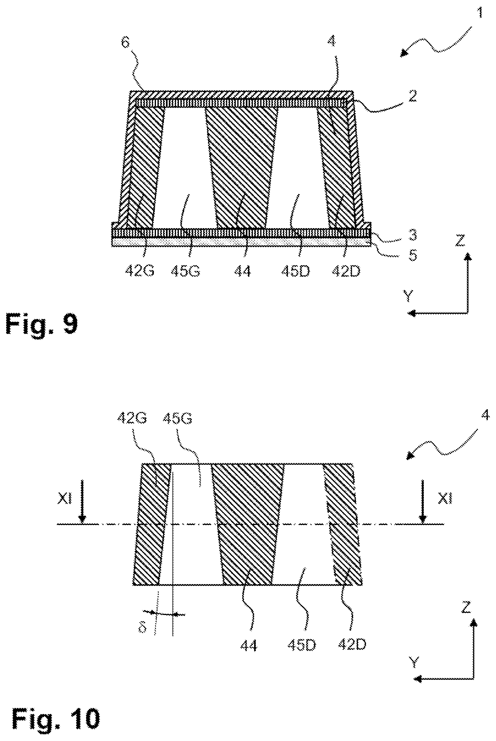 Patent US12303770 Figure 8 – Ski core and ski including such a core
