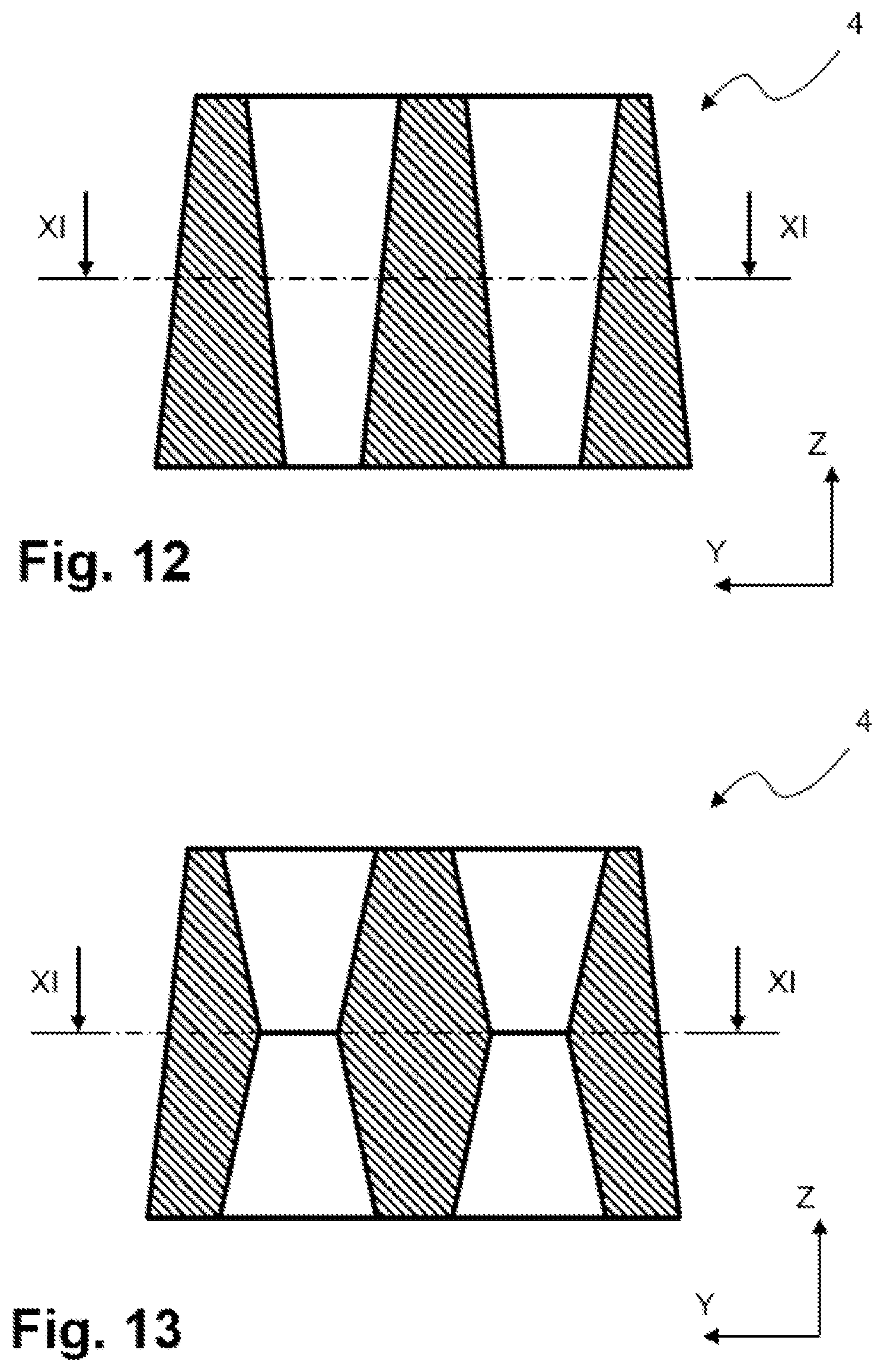 Patent US12303770 Figure 10 – Ski core and ski including such a core