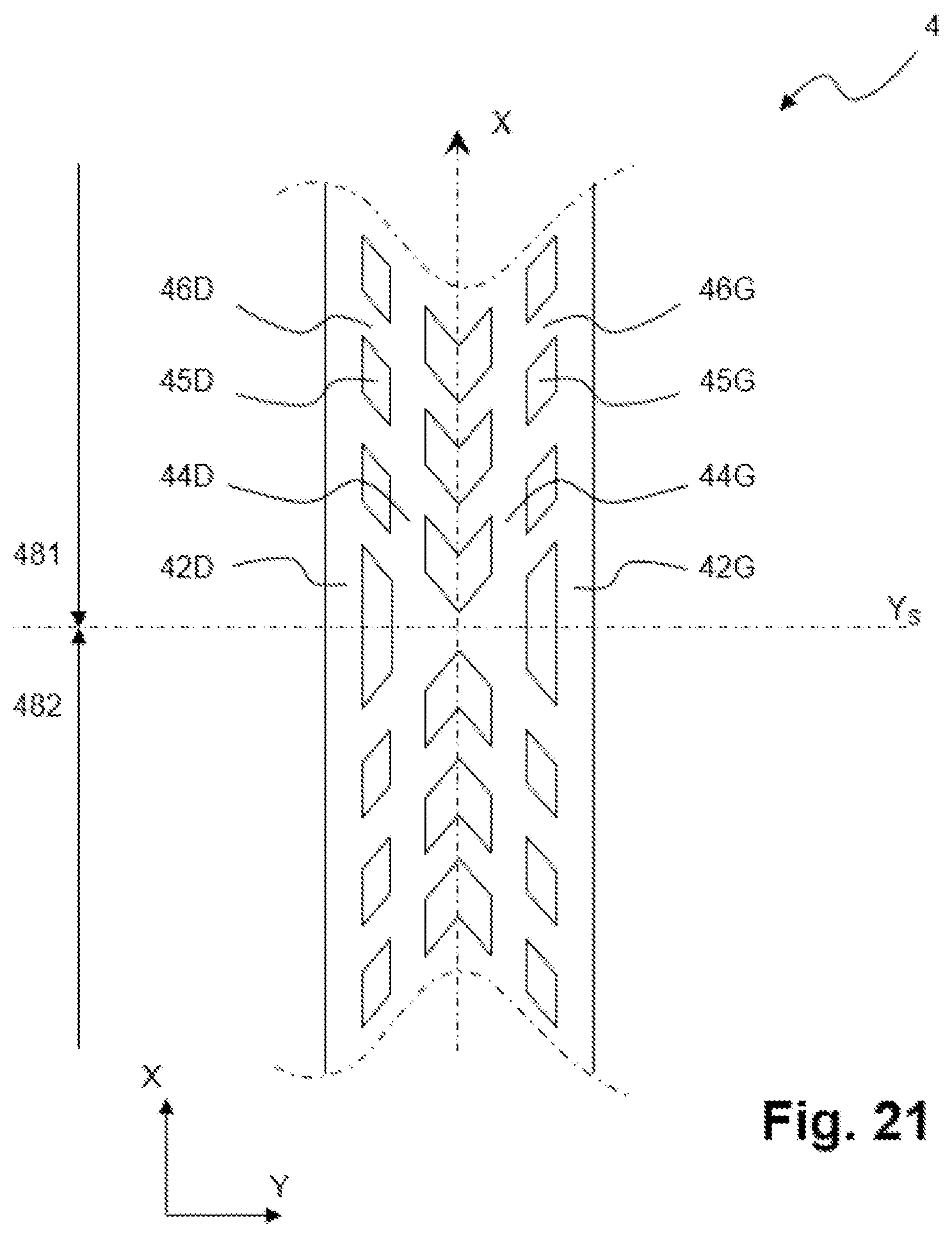 Patent US12303770 Figure 15 – Ski core and ski including such a core